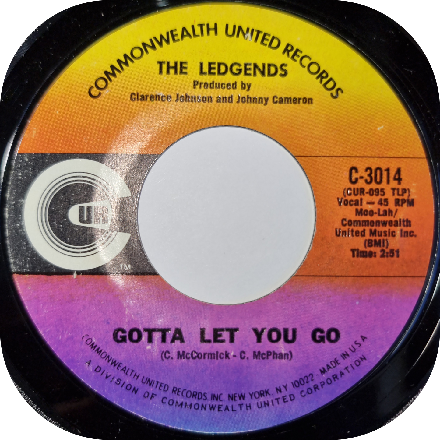 Ledgends, The - Fear Not - Commonwealth United