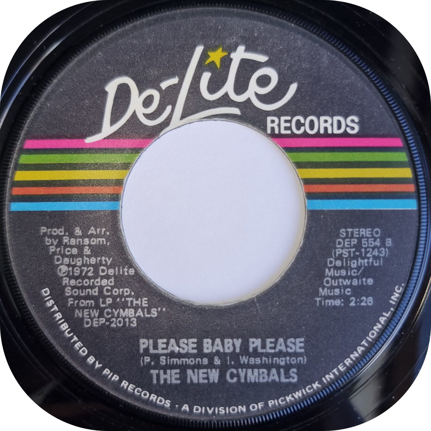 New Cymbals - I Will Always Love You - De-Lite