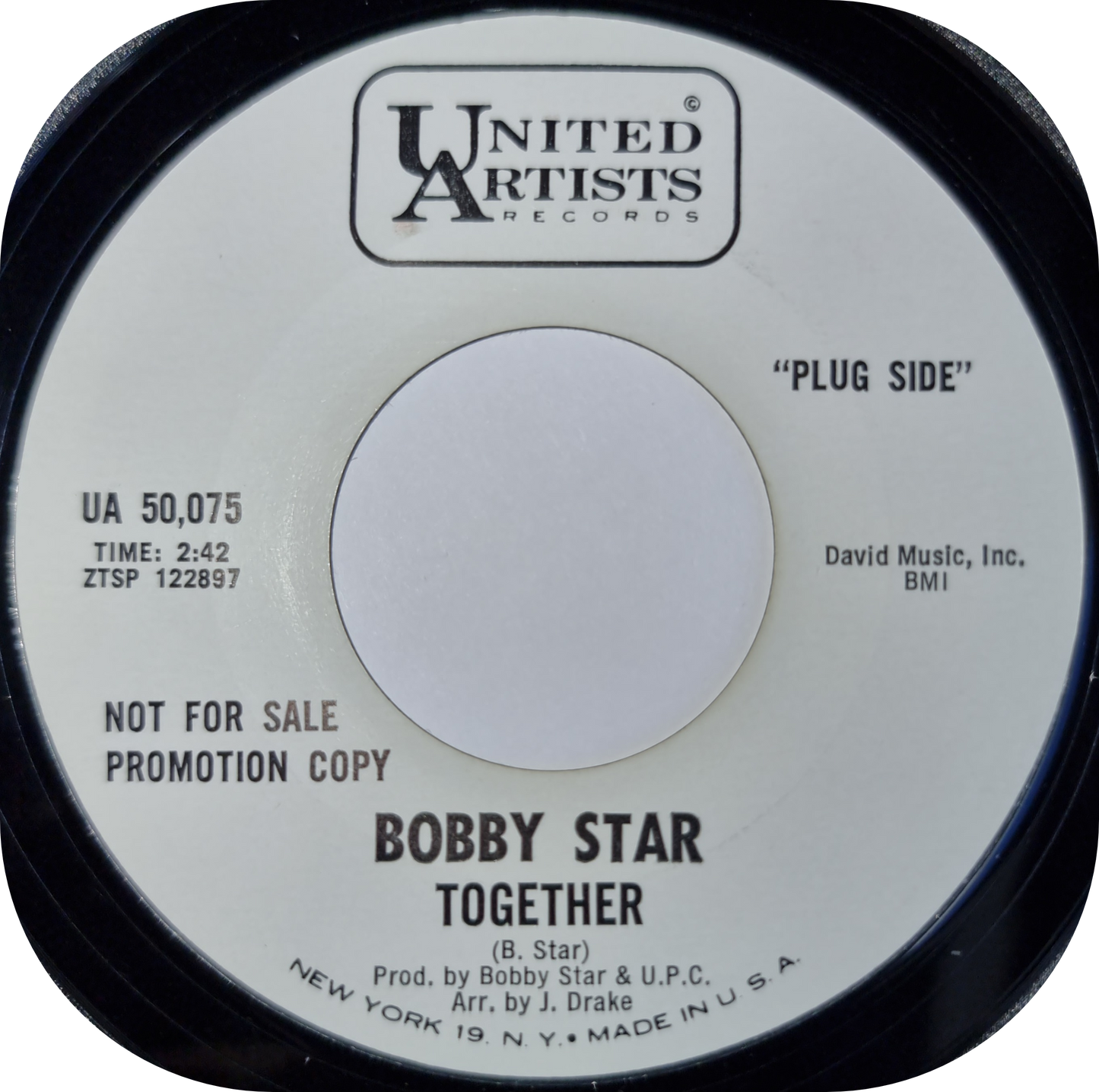 Bobby Star - Together - United Artists DEMO