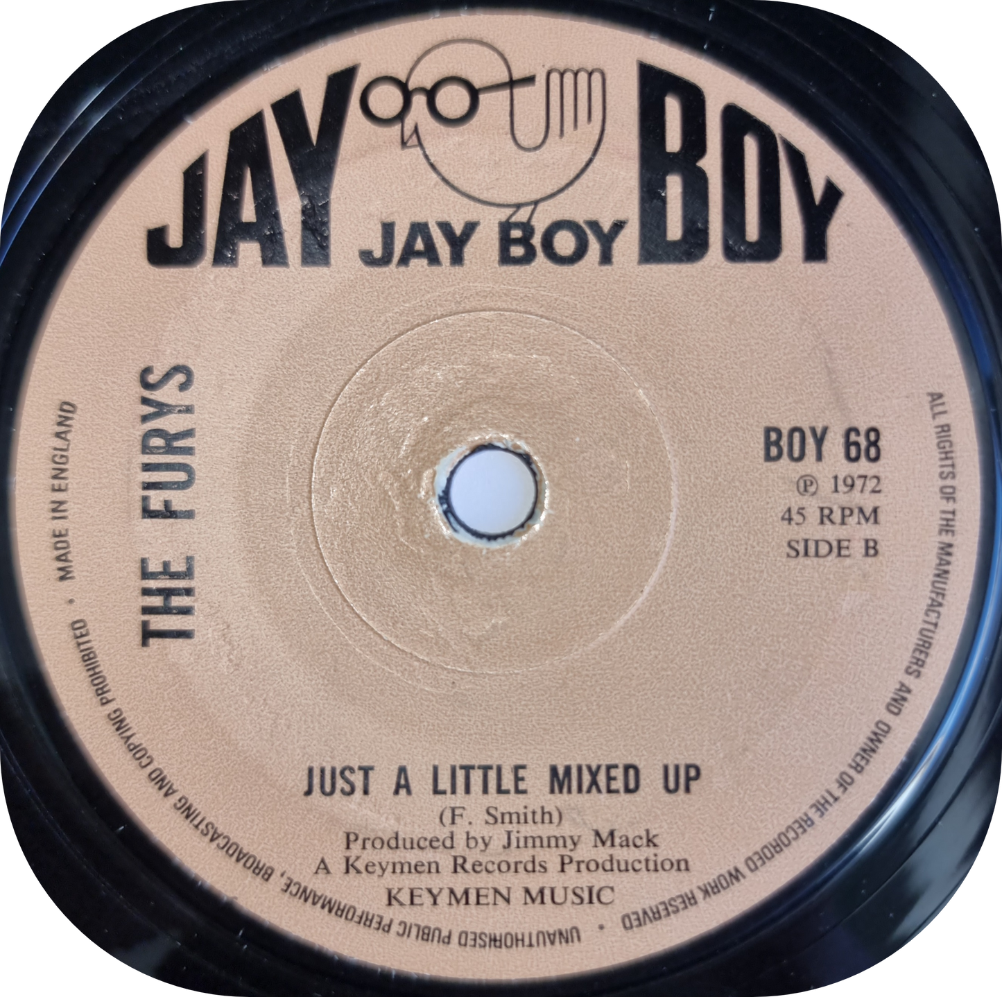 Furys, The - I'm Satisfied With You - Jay Boy