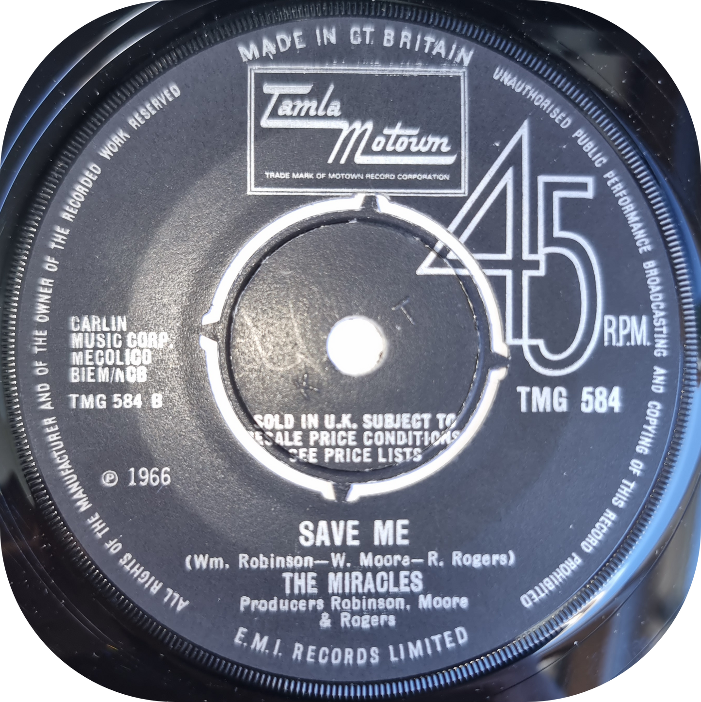 Miracles, The - I'm The One You Need - Tamla Motown