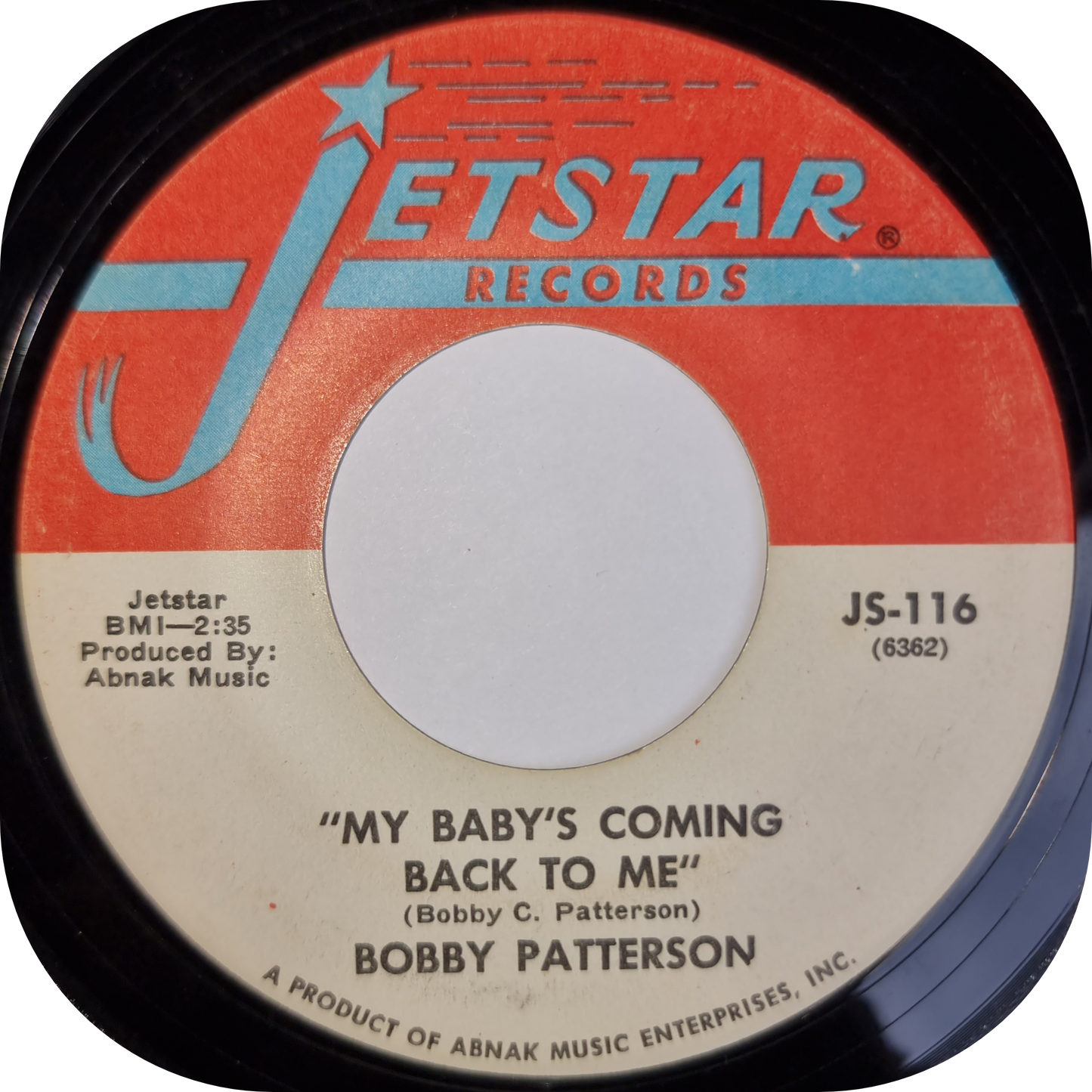 Bobby Patterson - What A Wonderful Night For Love - Jetstar