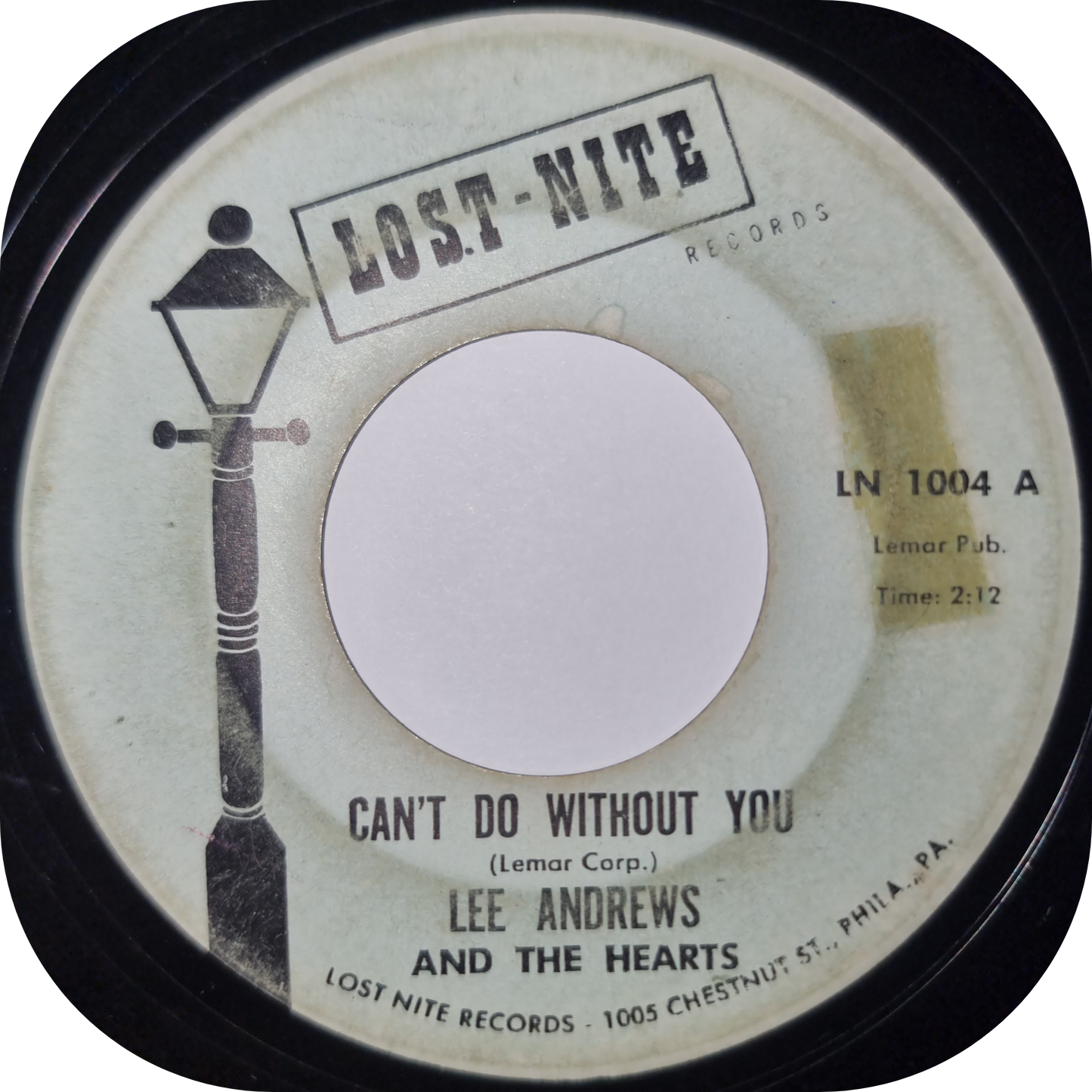 Lee Andrews - Can't Do Without You - Lost Nite