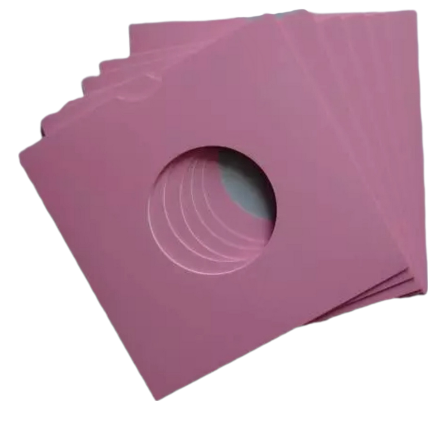 7 Inch Card Record Sleeve - Pink