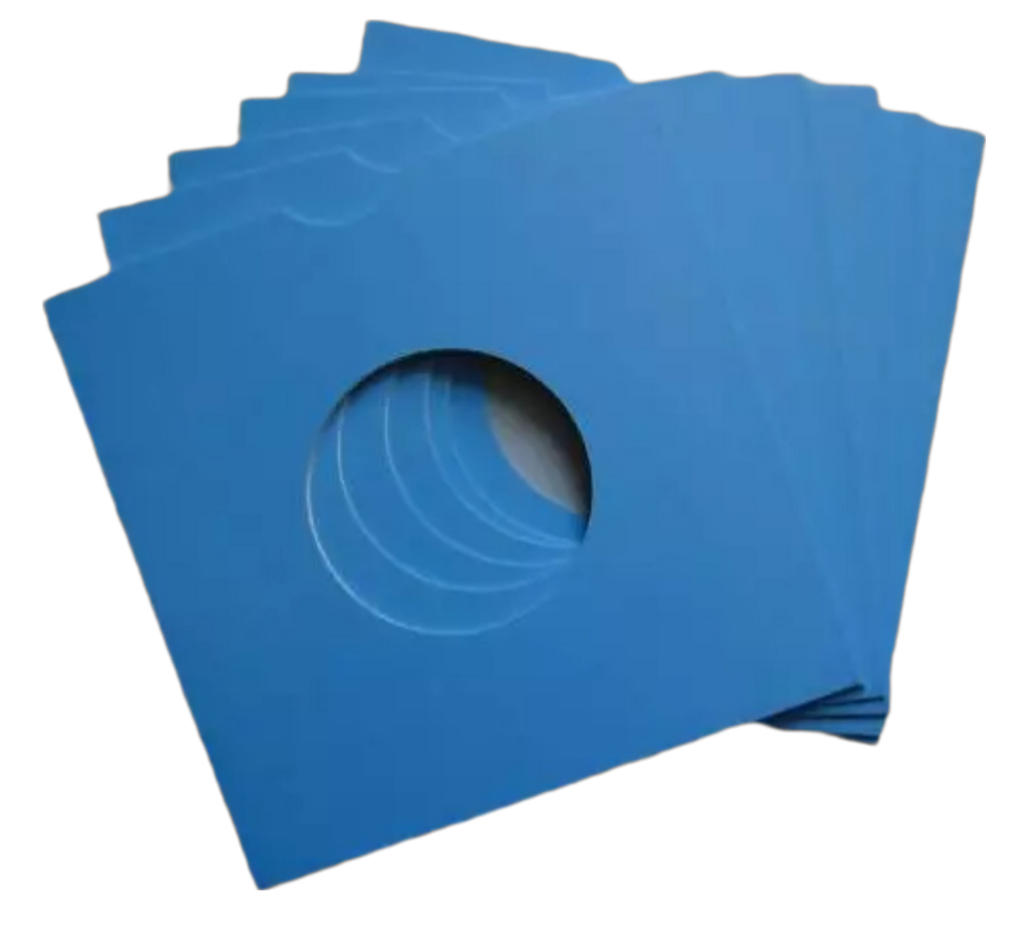 7 Inch Card Record Sleeve - Light Blue