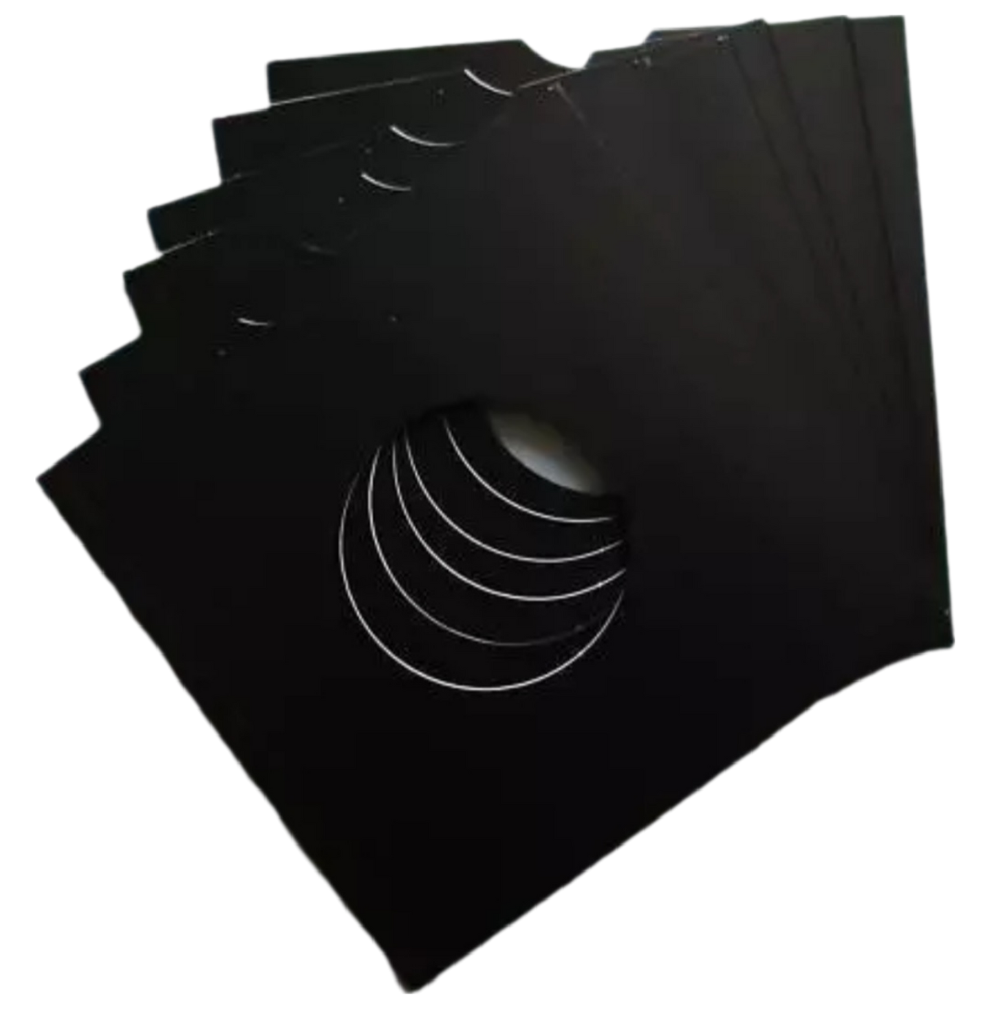 7 Inch Card Record Sleeve - Black