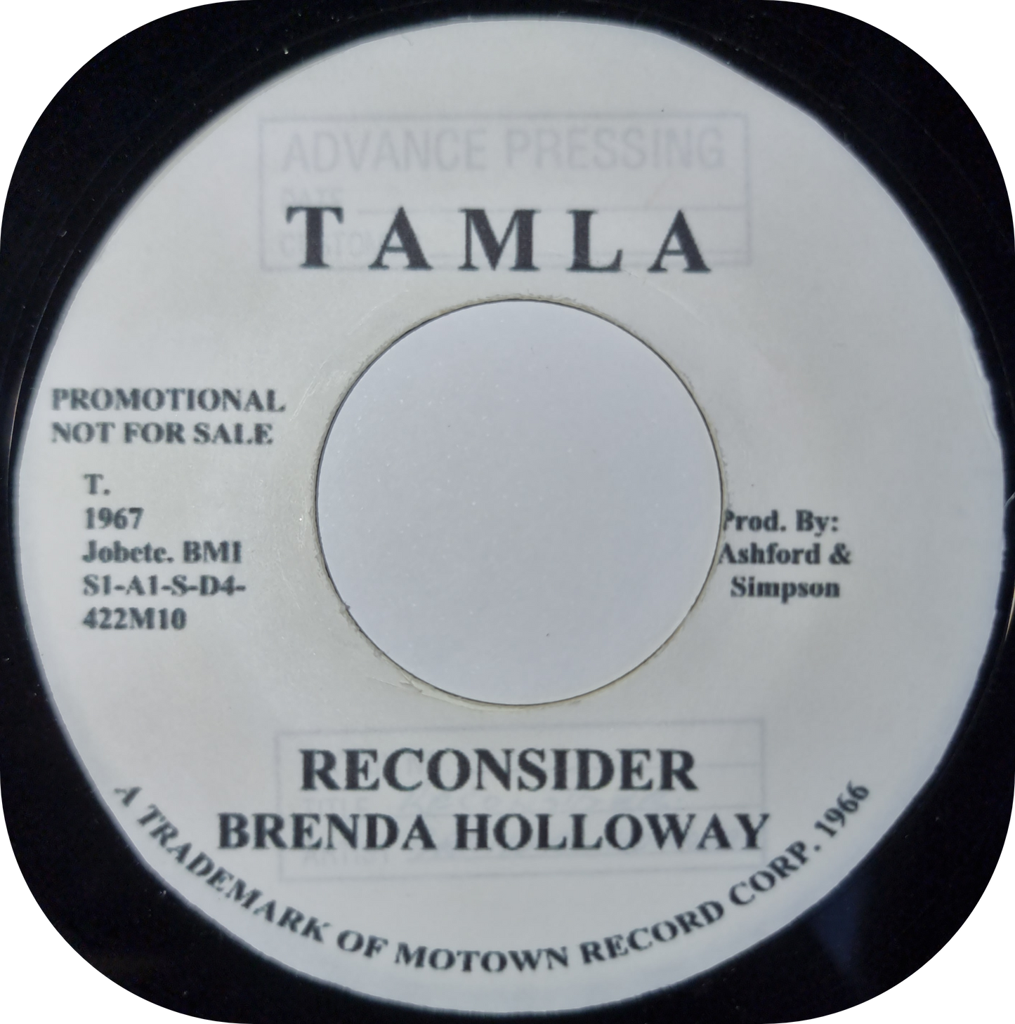 Brenda Holloway - Reconsider Baby - Tamla