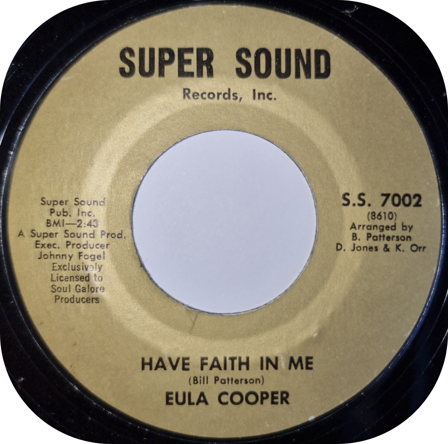 Eula Cooper - Let Our Love Grow Higher - Super Sound