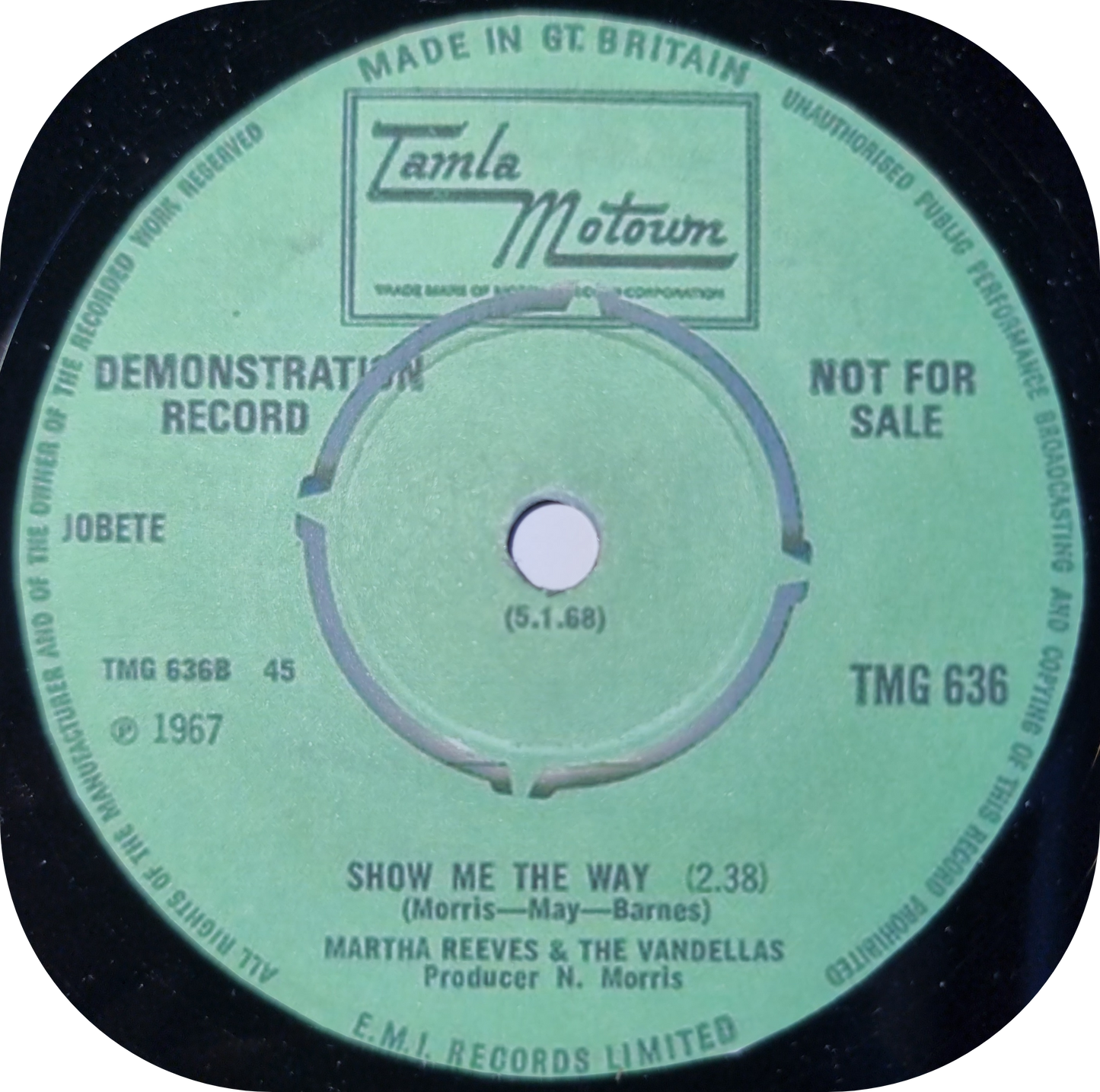 Martha Reeves - No One There - Tamla Motown