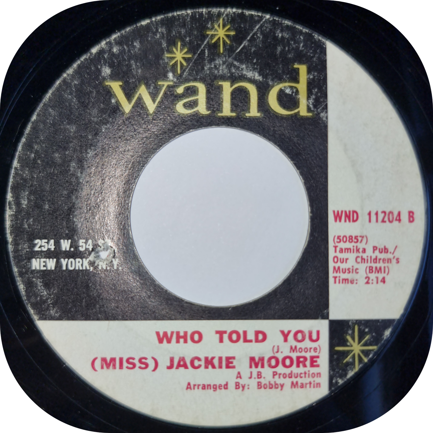Jackie Moore - Who Told You - Wand