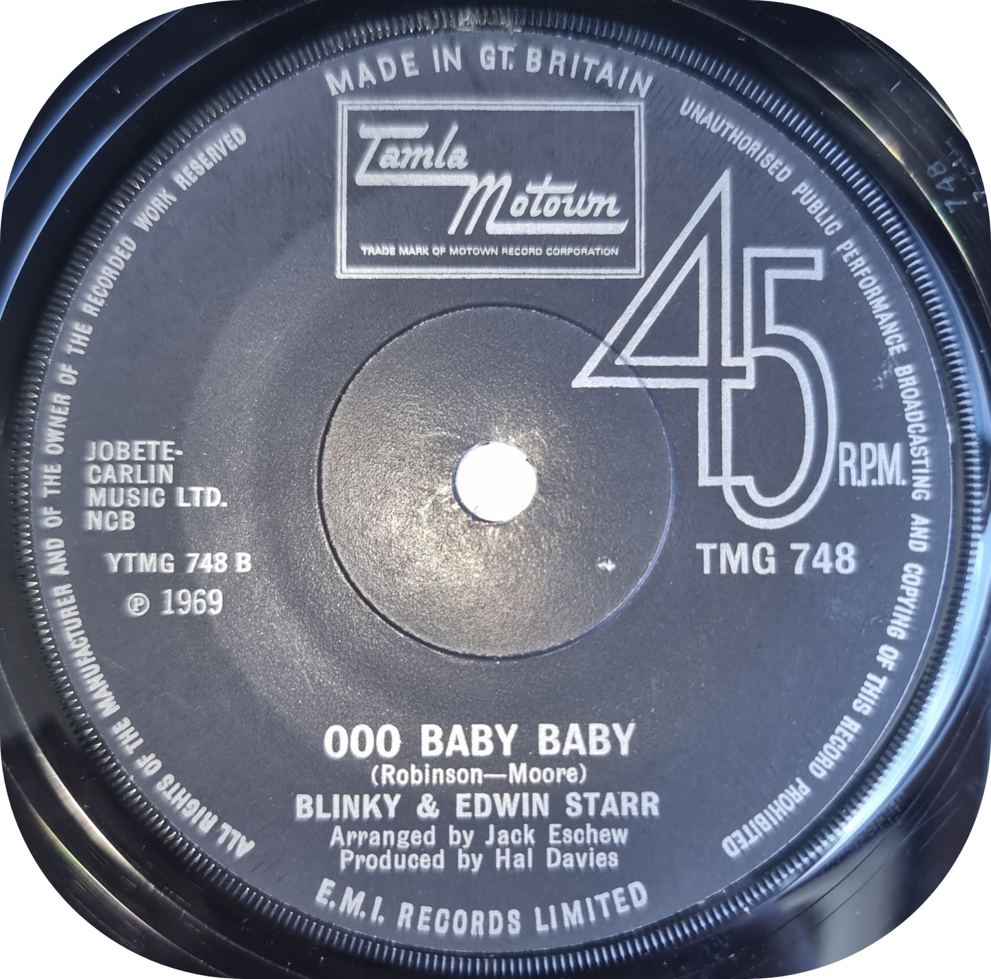 Blinky & Edwin Starr - Oh How Happy - Tamla Motown