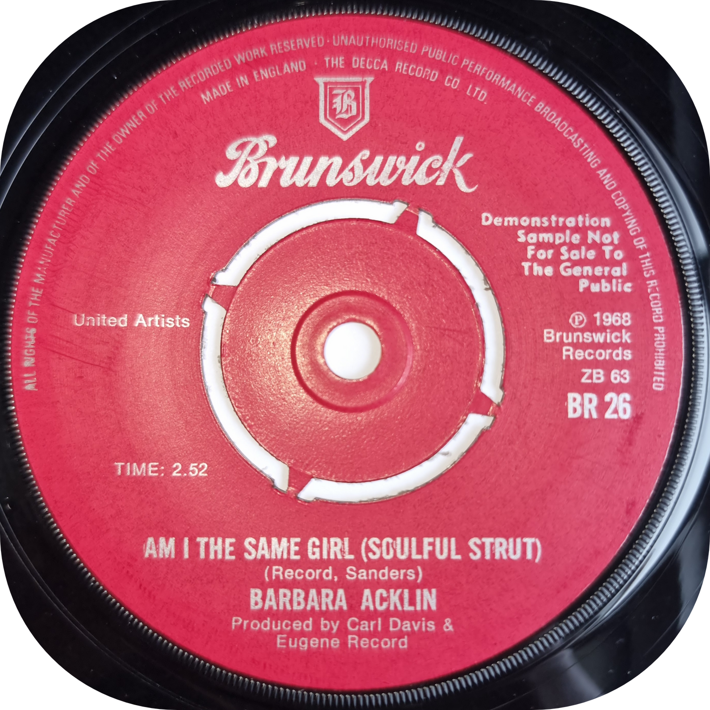 Barbara Acklin - Love Makes A Woman - Brunswick DEMO