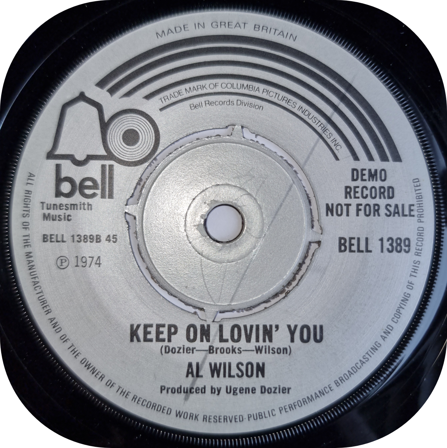 Al Wilson - La La Peace Song - Bell DEMO