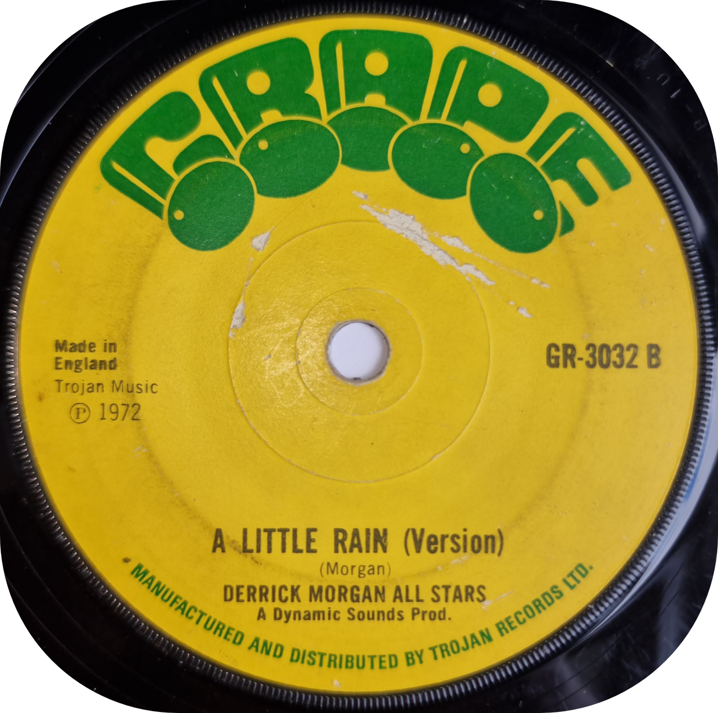 Derrick Morgan - Send A Little Rain - Grape