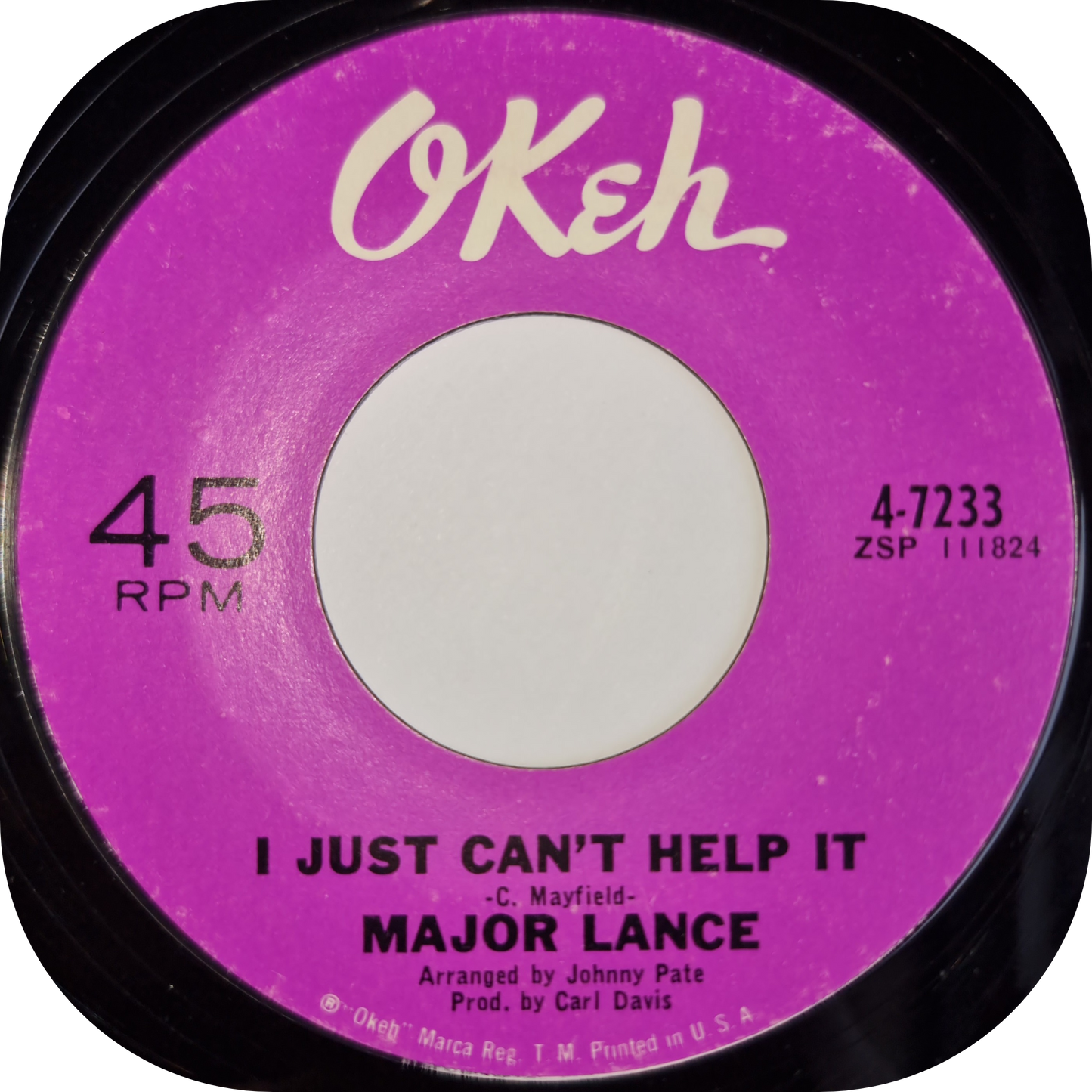 Major Lance - I Just Can't Help It - Okeh