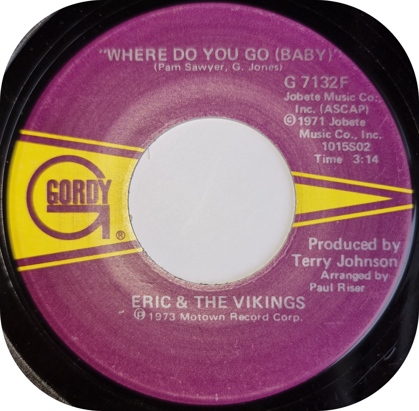 Eric & The Vikings - I'm Truly Yours - Gordy