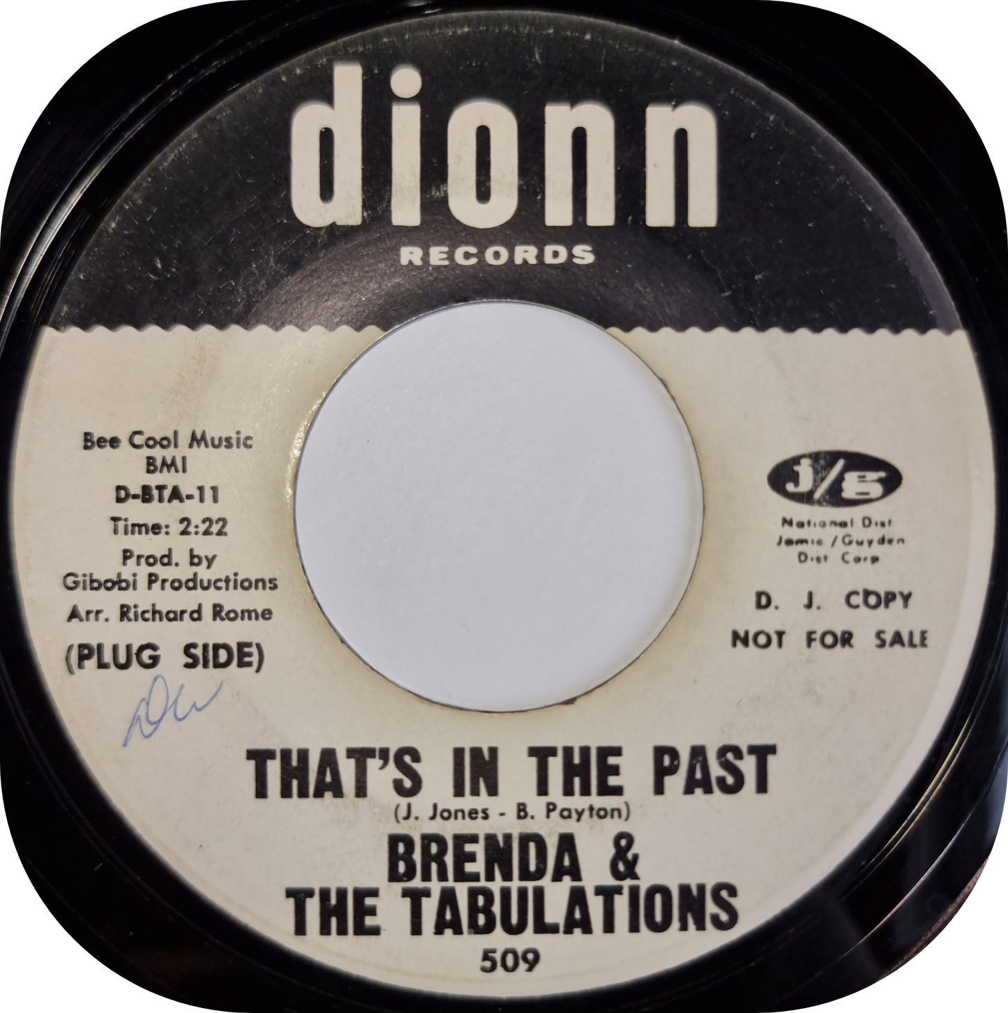 Brenda & The Tabulations - That's In The Past - Dionn DEMO
