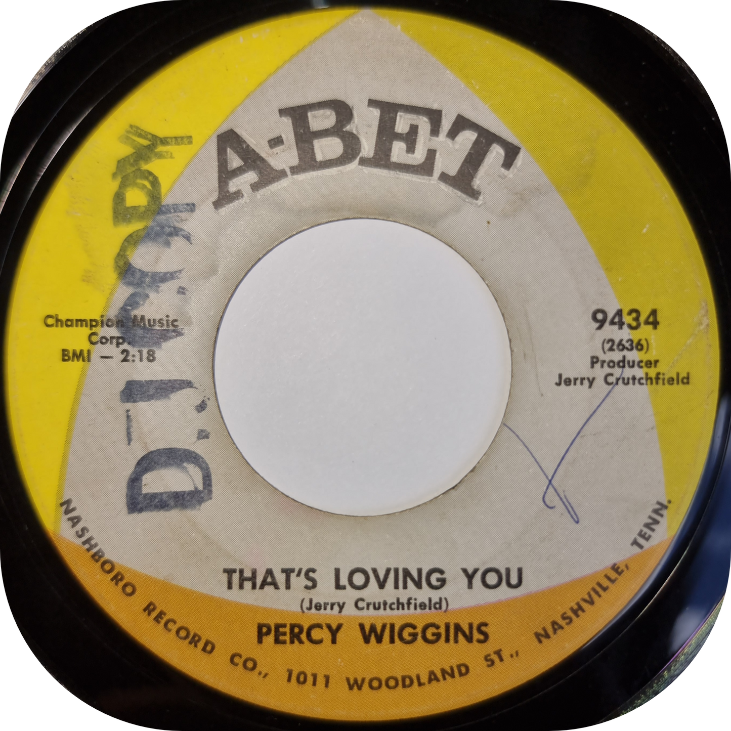 Percy Wiggins - That's Loving You - A-Bet