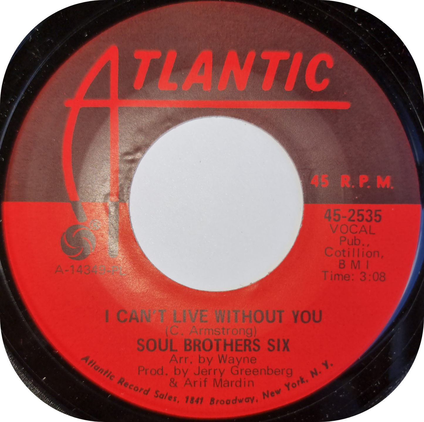 Soul Brothers Six - Your Love Is Such A Wonderful Love - Atlantic