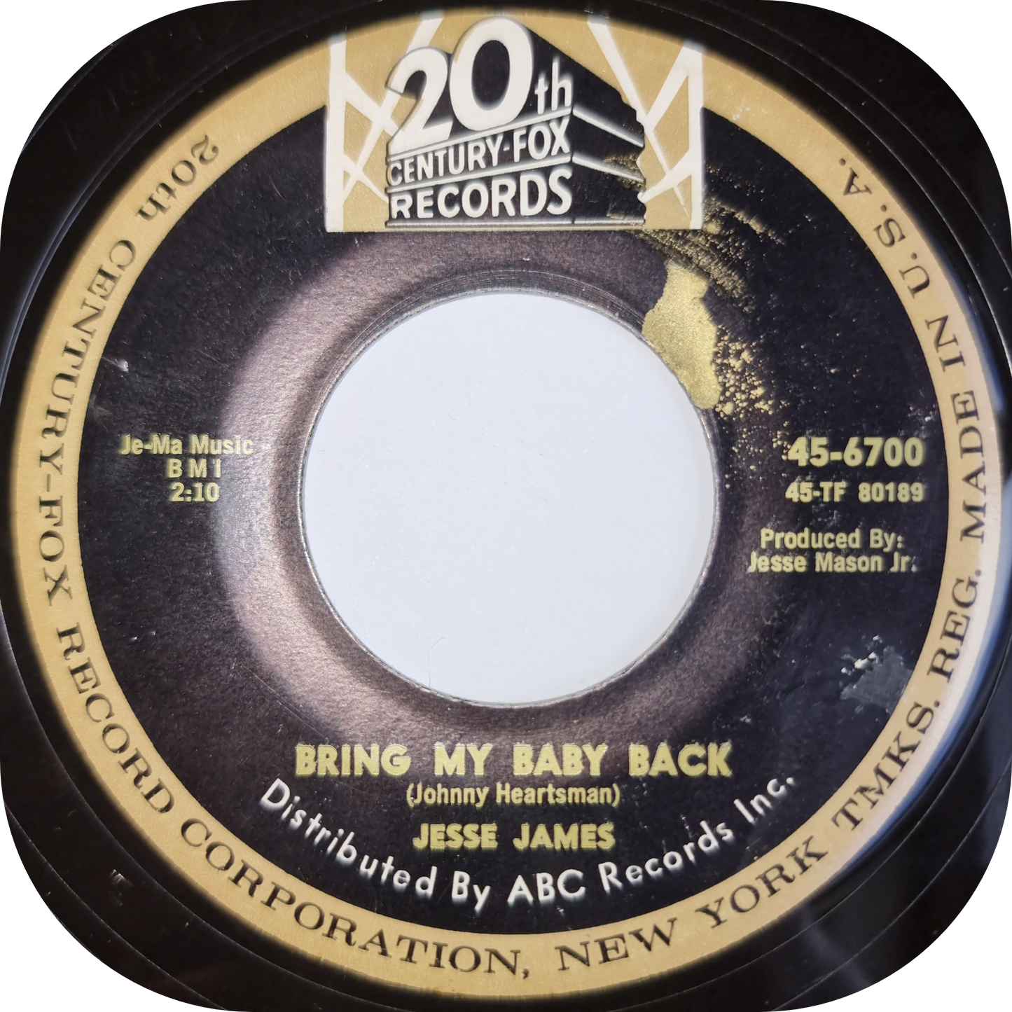 Jesse James - Thank You Darlin' - 20th Century