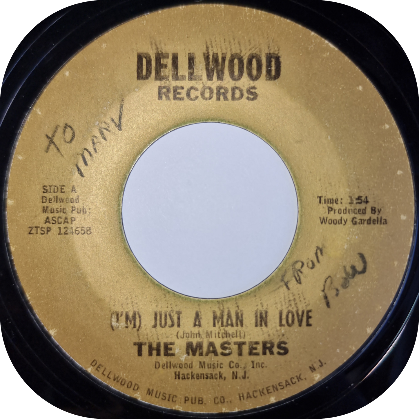 Masters, The - (I'm Just) A Man In Love - Dellwood