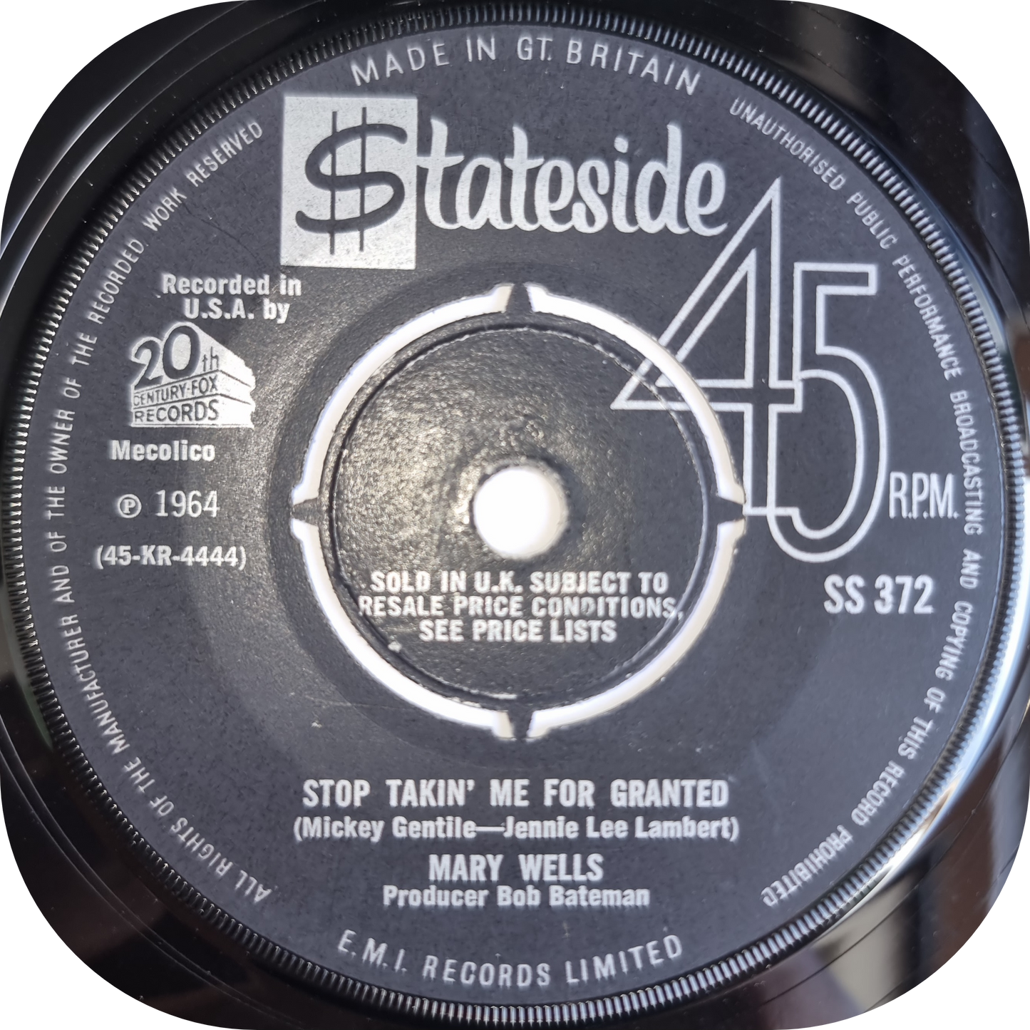 Mary Wells - Ain't It The Truth - Stateside