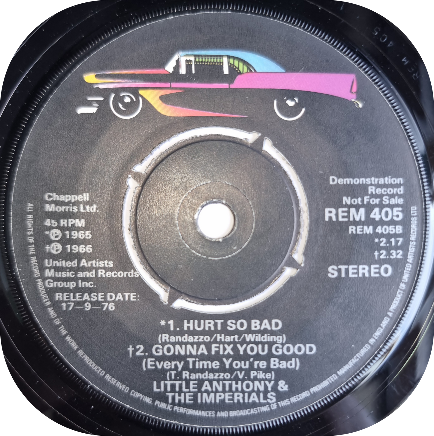Little Anthony - Goin' Out Of My Head E.P - United Artists DEMO