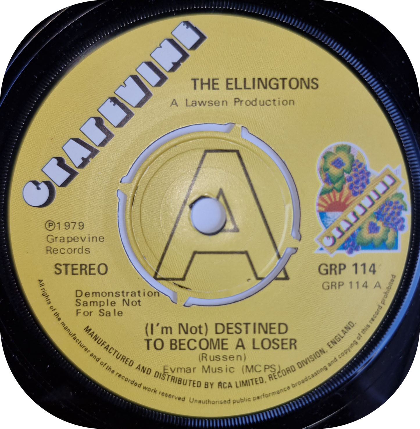 Ellingtons, The - Destined To Become A Loser - Grapevine DEMO