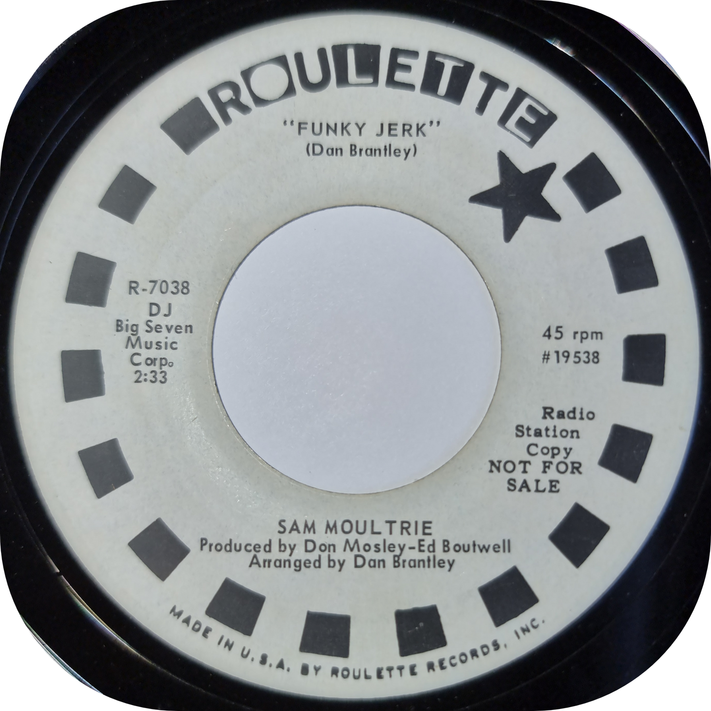 Sam Moultrie - Funky Jerk - Roulette DEMO