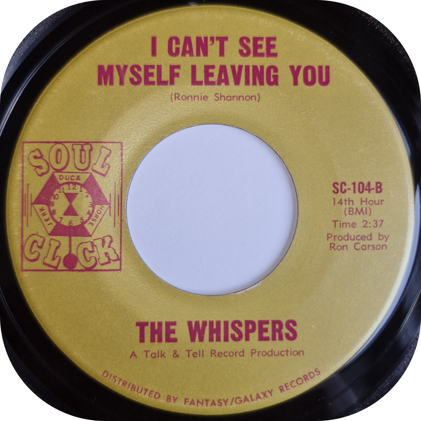 Whispers, The - I Can't See Myself Leaving You - Soul Clock