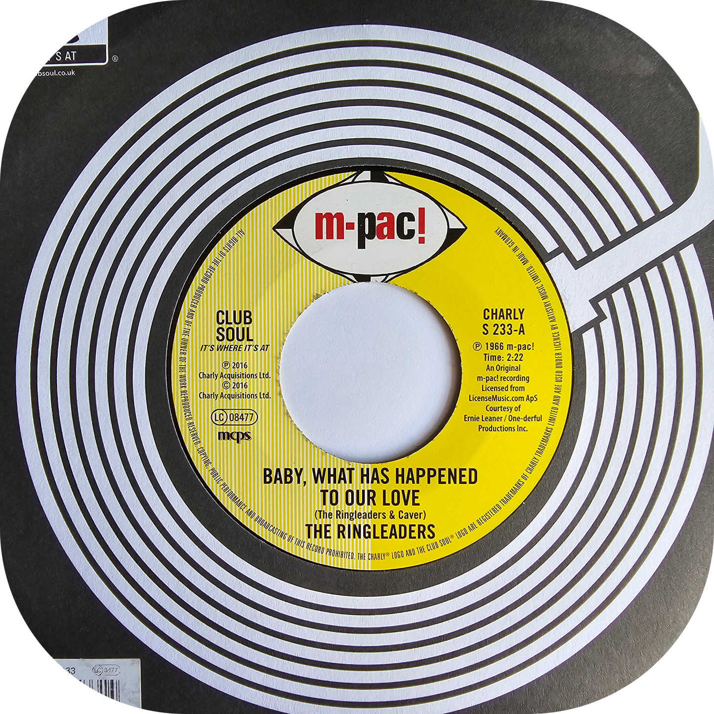 Ringleaders, The - Baby What Has Happened To Our Love - M-Pac