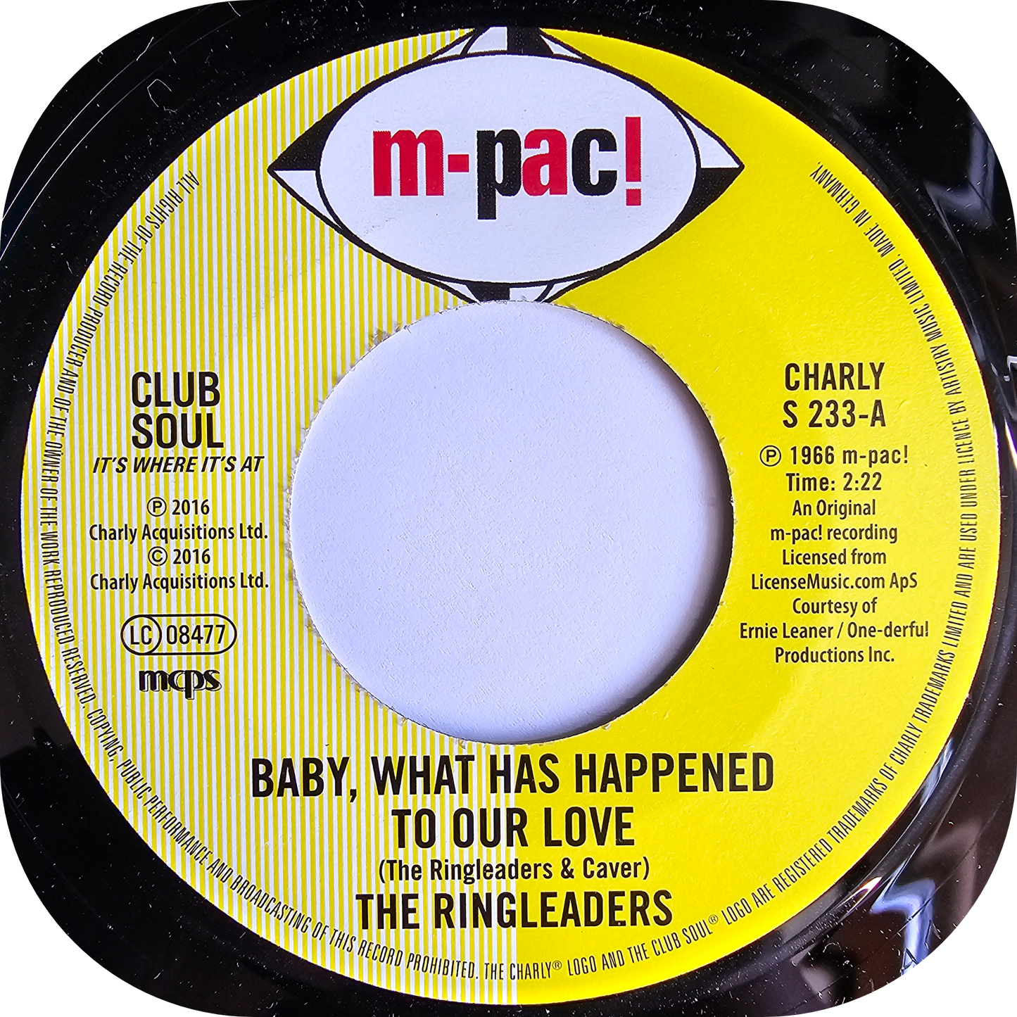 Ringleaders, The - Baby What Has Happened To Our Love - M-Pac