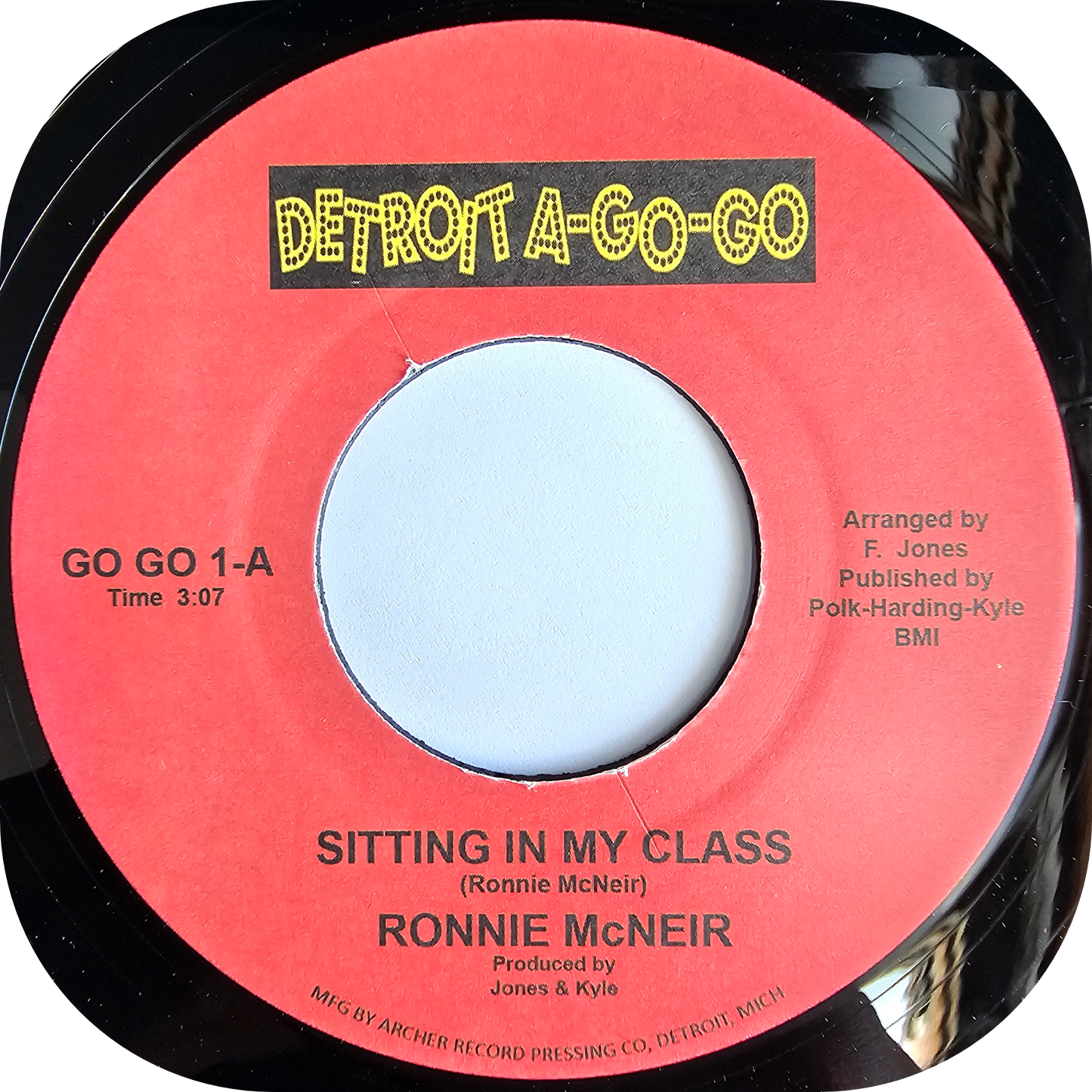 Ronnie McNeir - Sitting In My Class - Detroit A-Go-Go