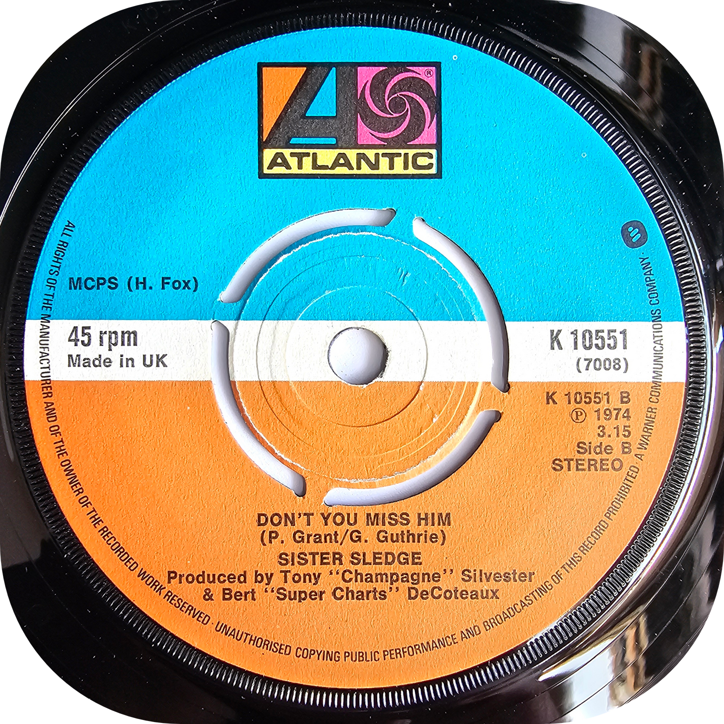 Sister Sledge - Love Don't You Go Through No Changes On Me - Atlantic