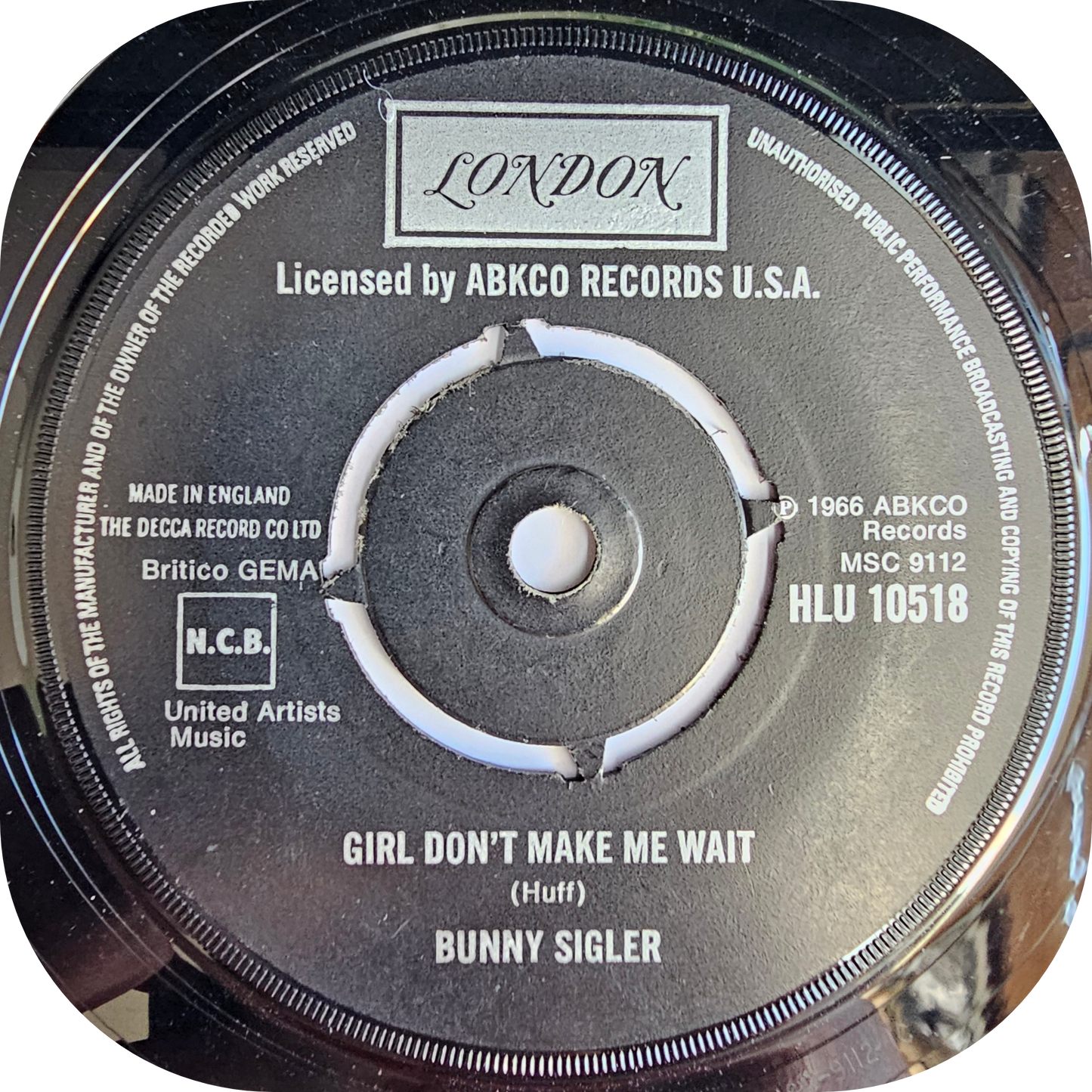 Bunny Sigler - Girl Don't Make Me Wait - London