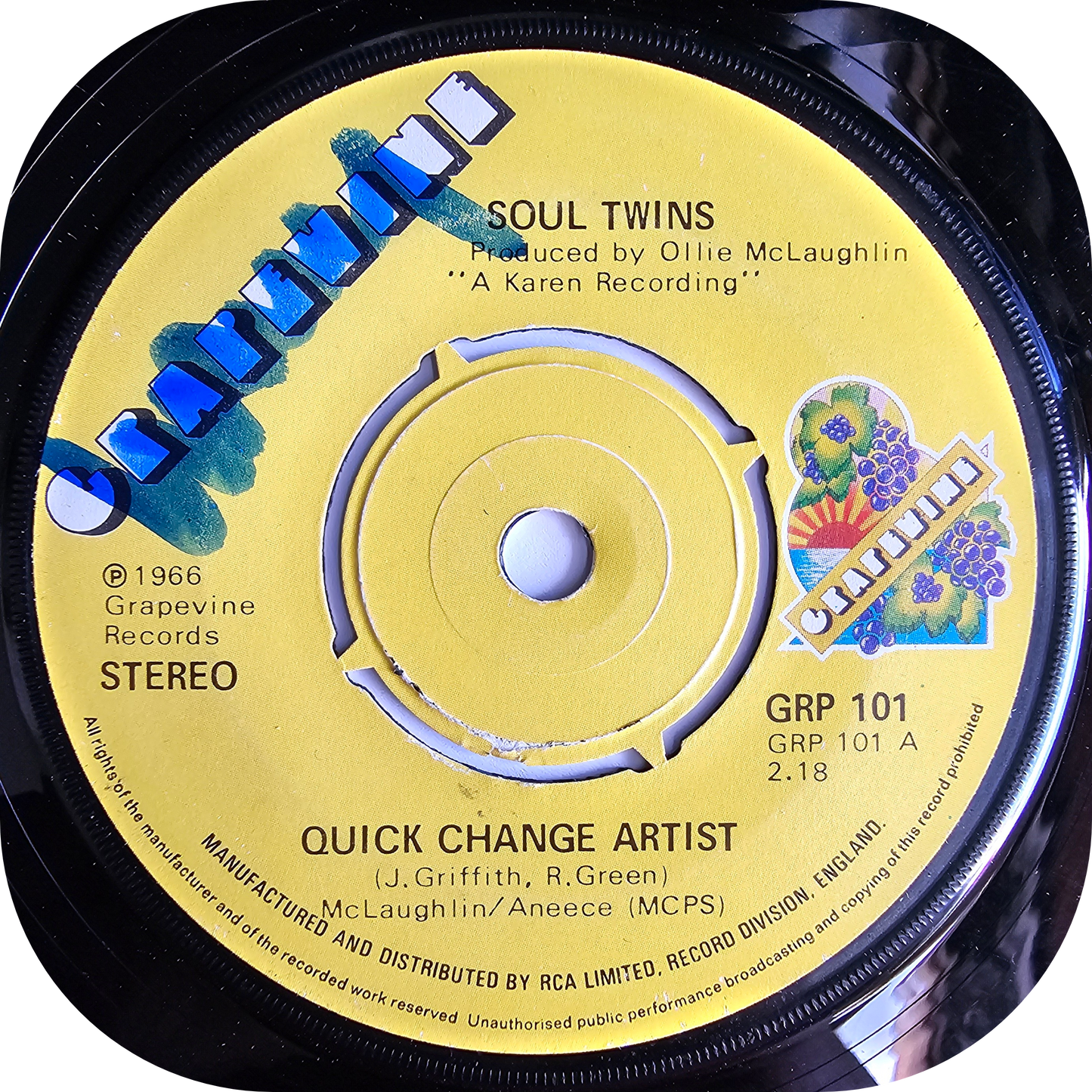 Soul Twins - Quick Change Artist - Grpaevine