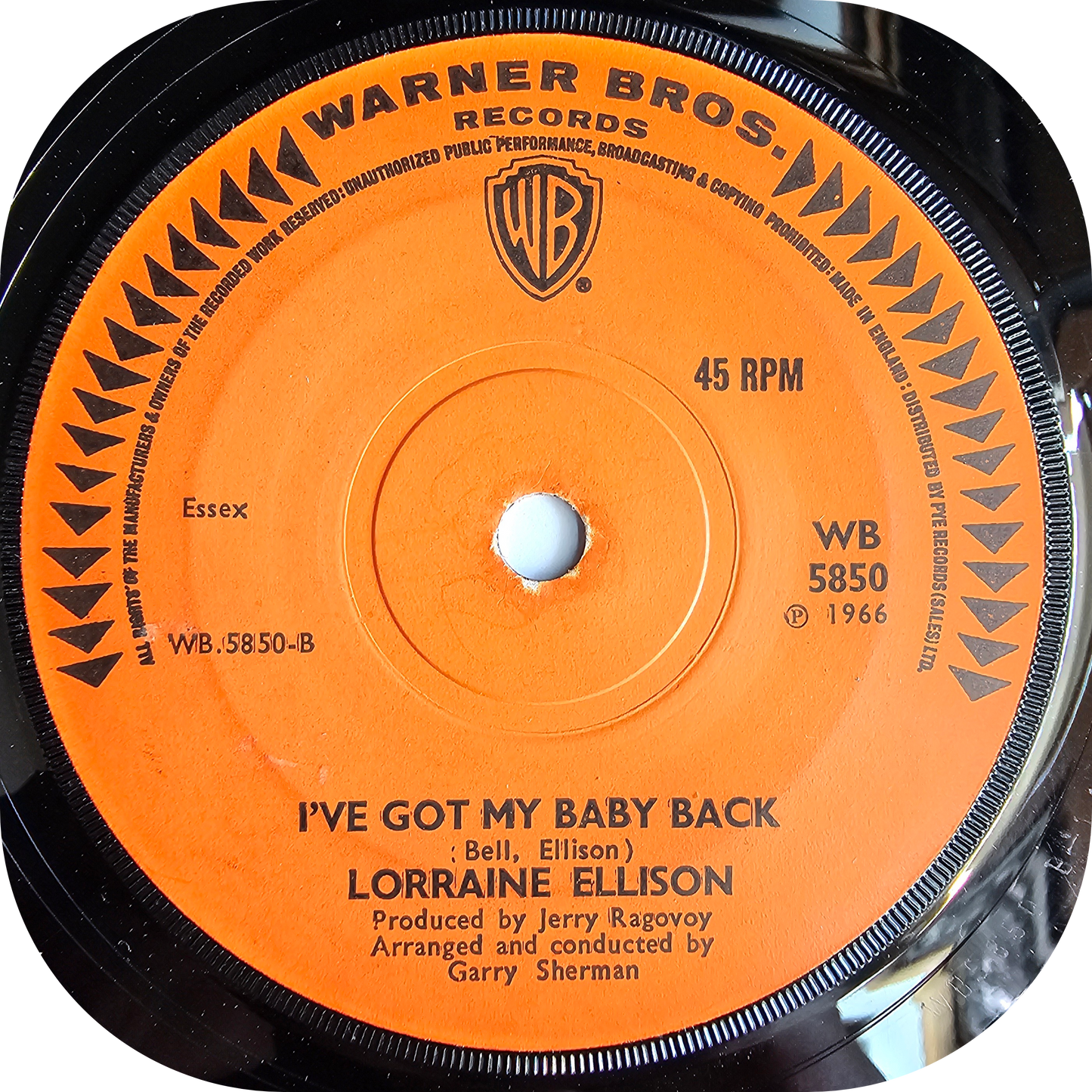Lorraine Ellison - I've Got My Baby Back - Warner Bros