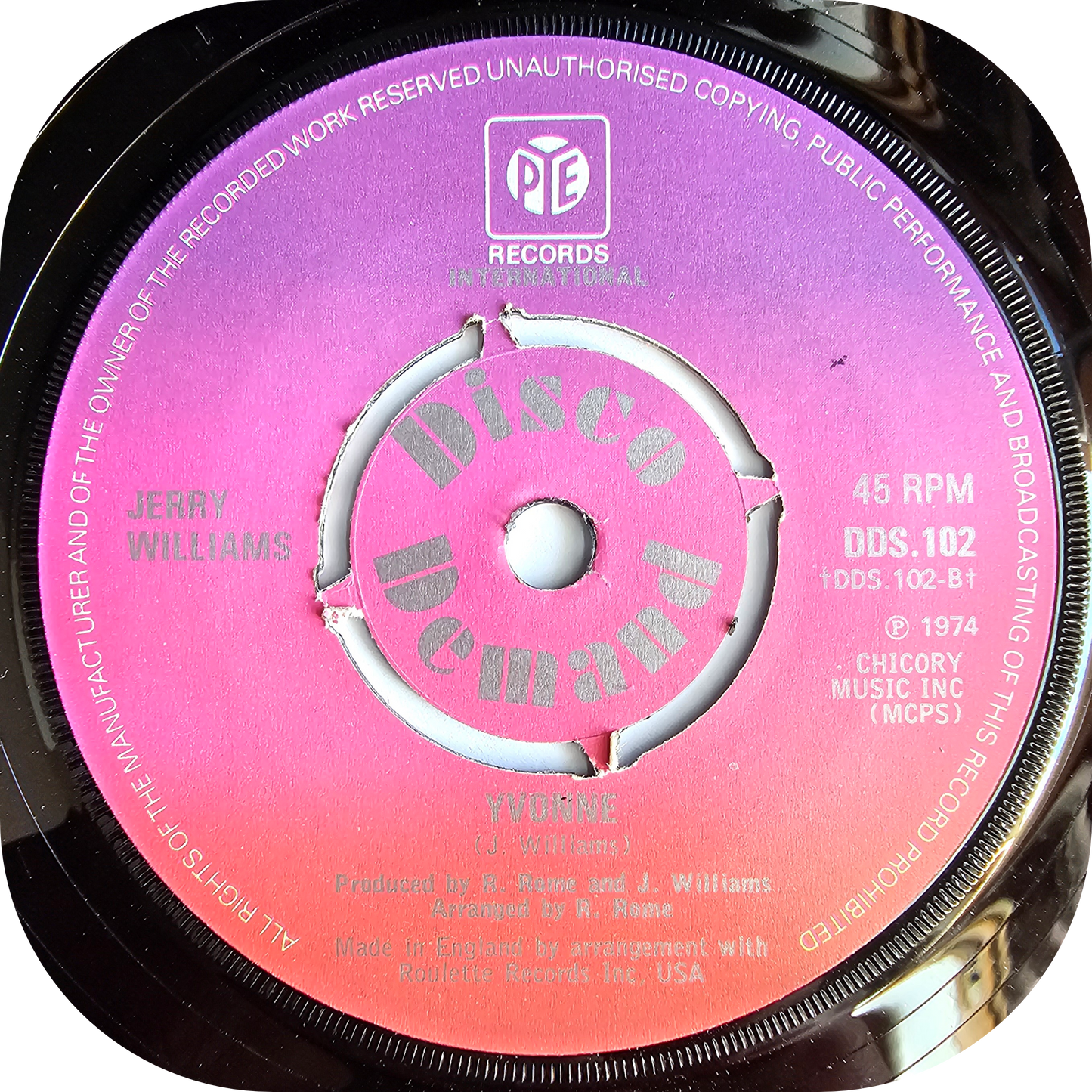 Jerry Williams - If You Ask Me - Pye