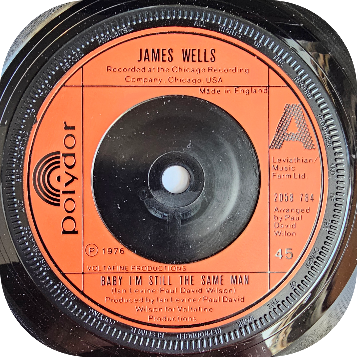 James Wells - Baby I'm Still The Same Man - Polydor