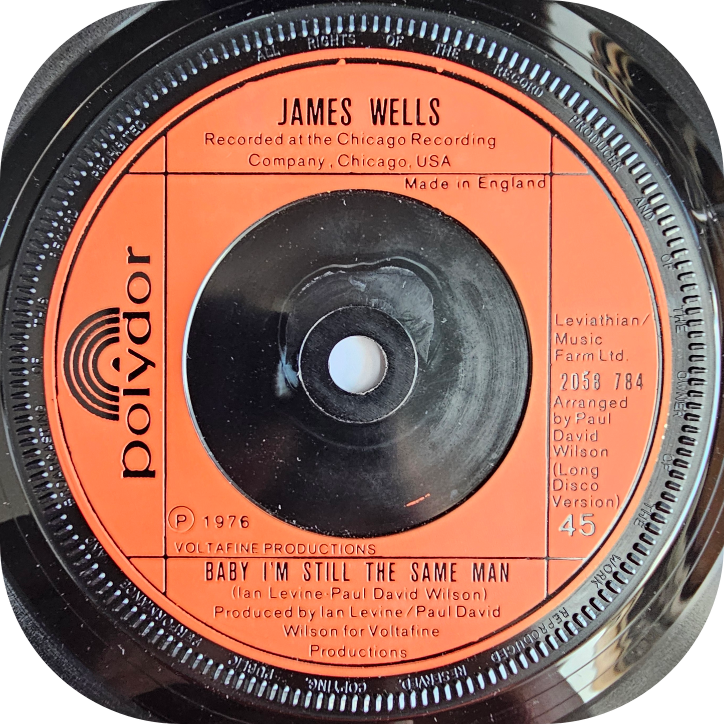 James Wells - Baby I'm Still The Same Man - Polydor
