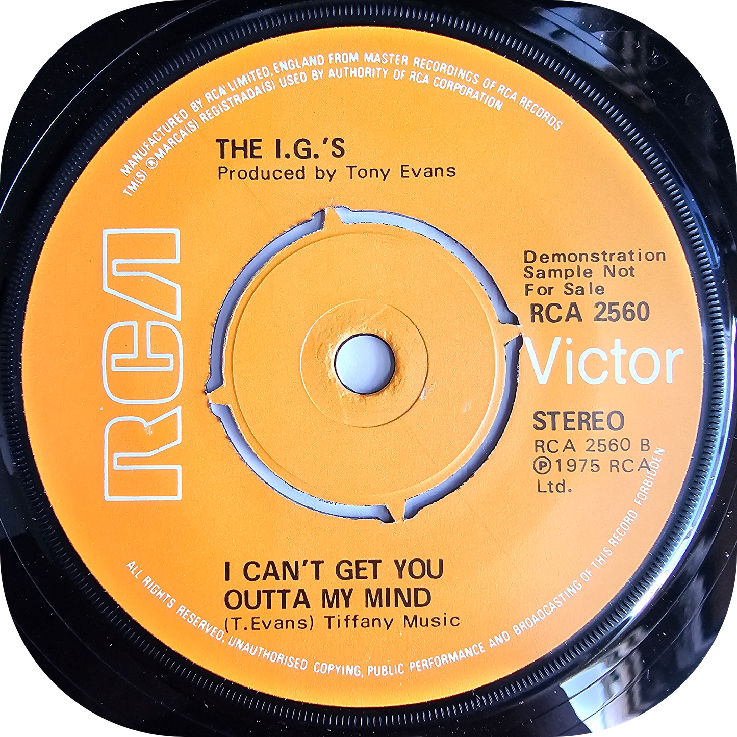 I.G's, The - Show And Tell - RCA DEMO