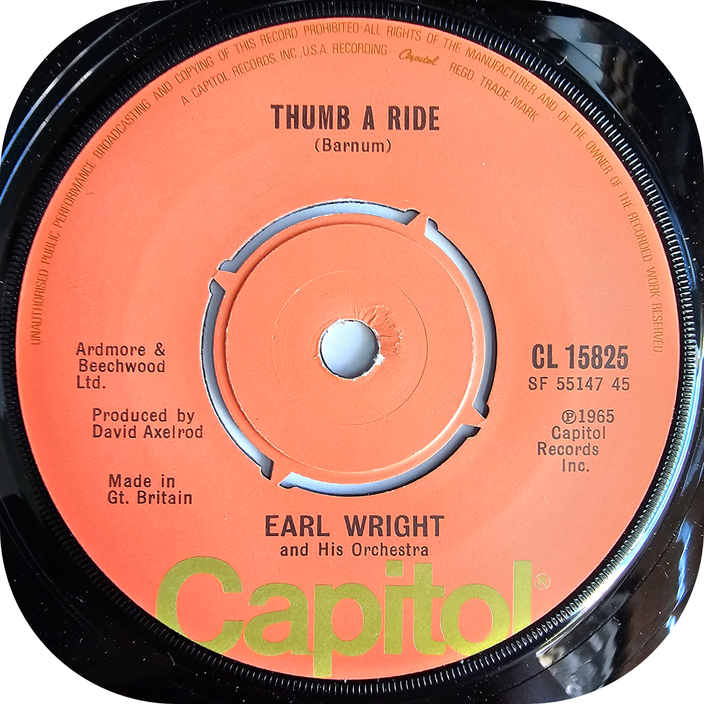 Earl Wright - Thumb A Ride - Capitol