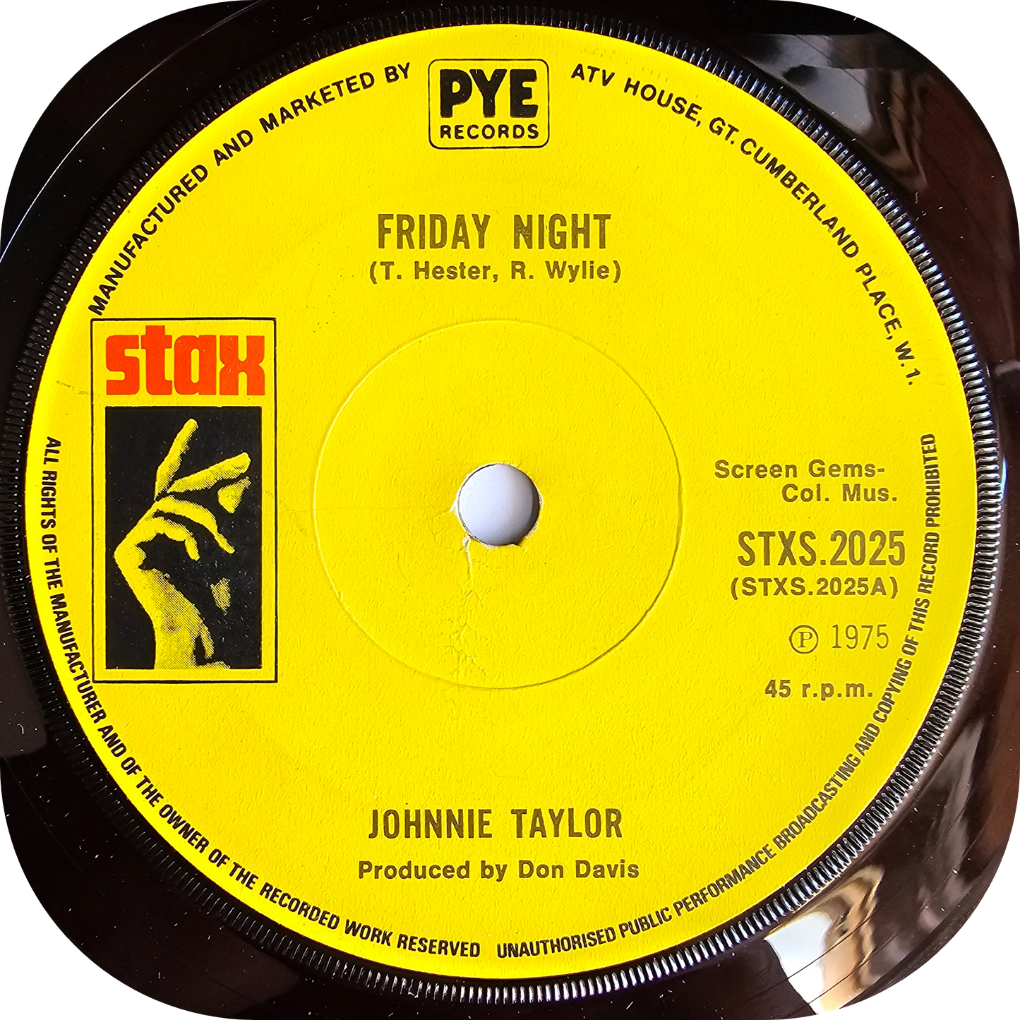 Johnnie Taylor - Friday Night - Stax