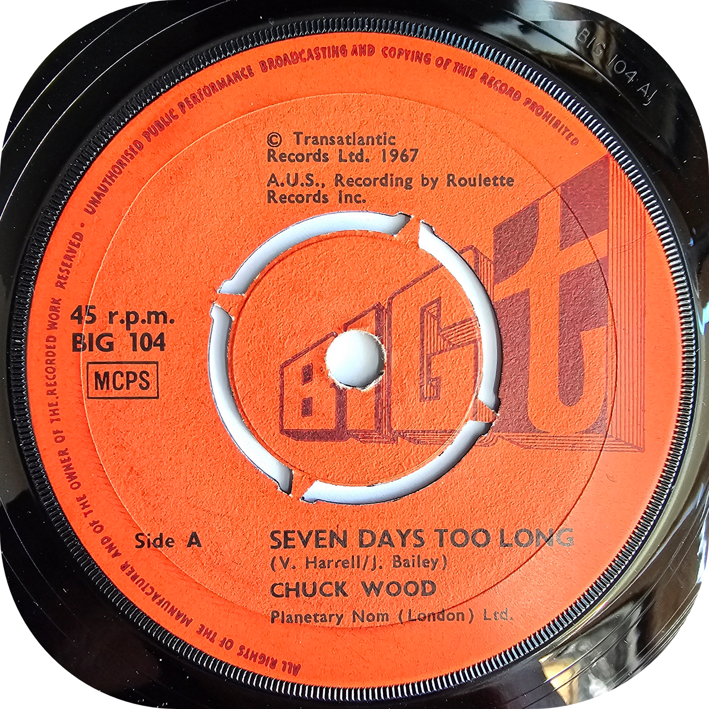 Chuck Wood - Seven Days Too Long - Big T