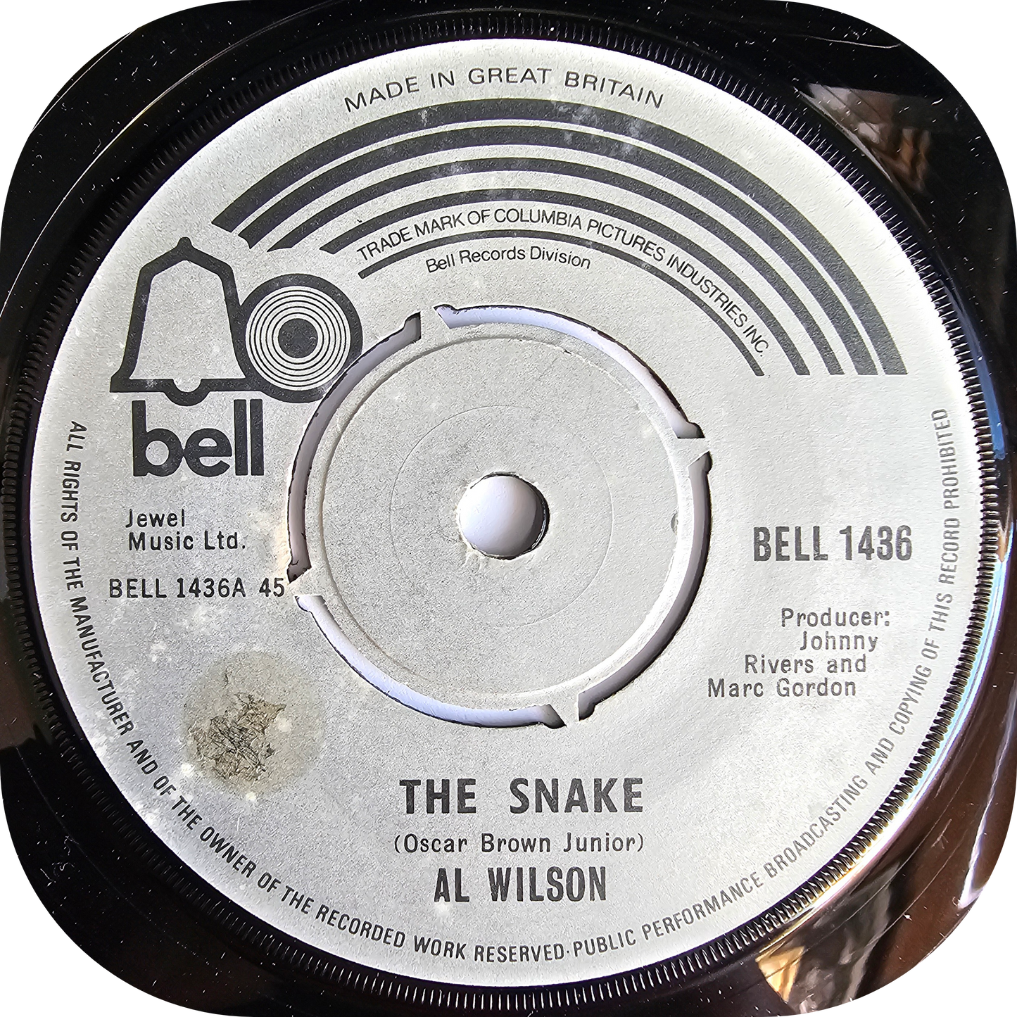 Al Wilson - The Snake - Bell