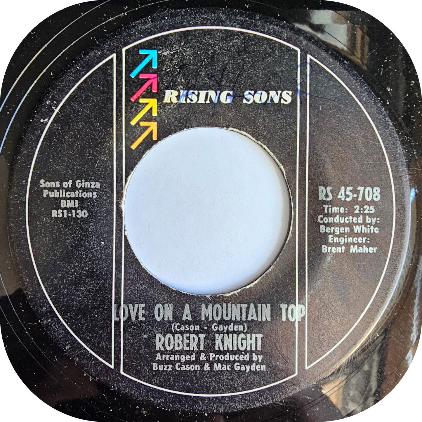 Robert Knight - Love On A Mountain Top - Rising Sons