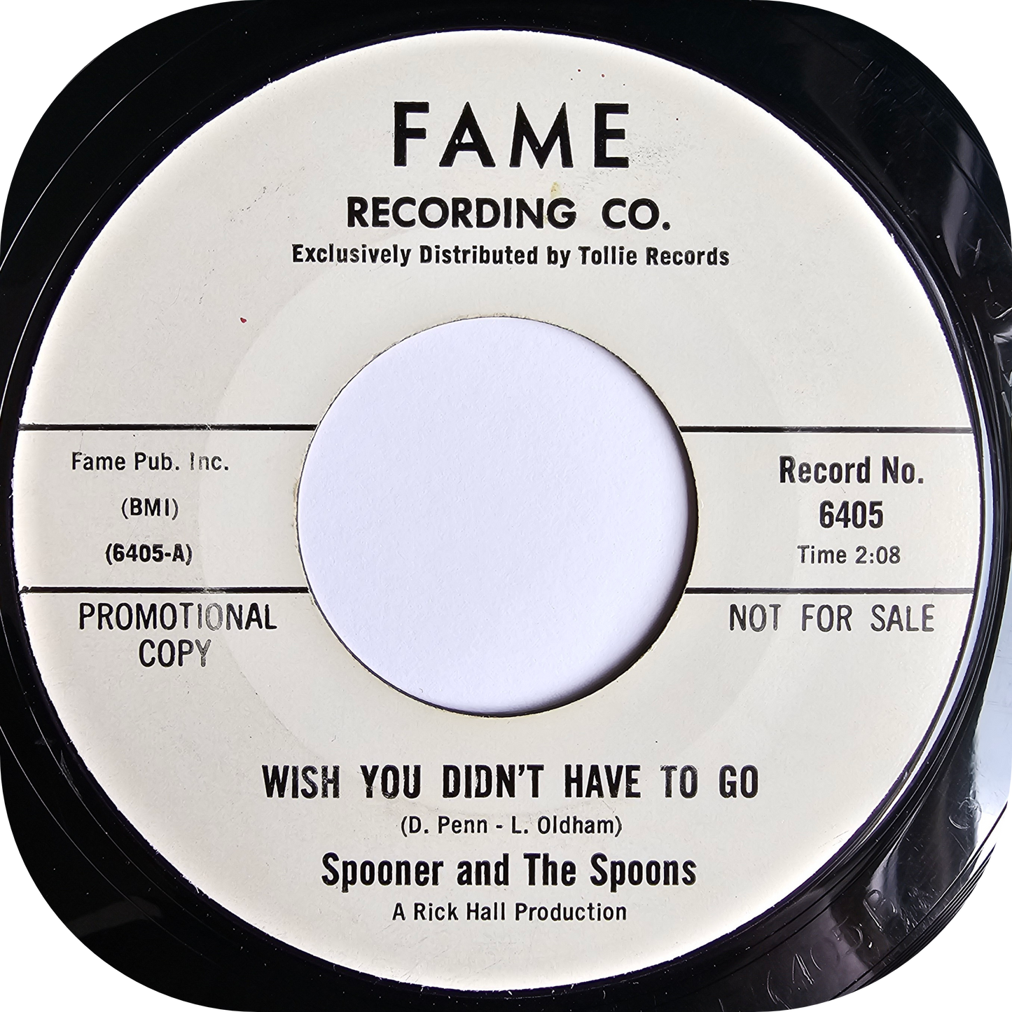 Spooner and The Spoons - Wish You Didn't Have To Go - Fame DEMO