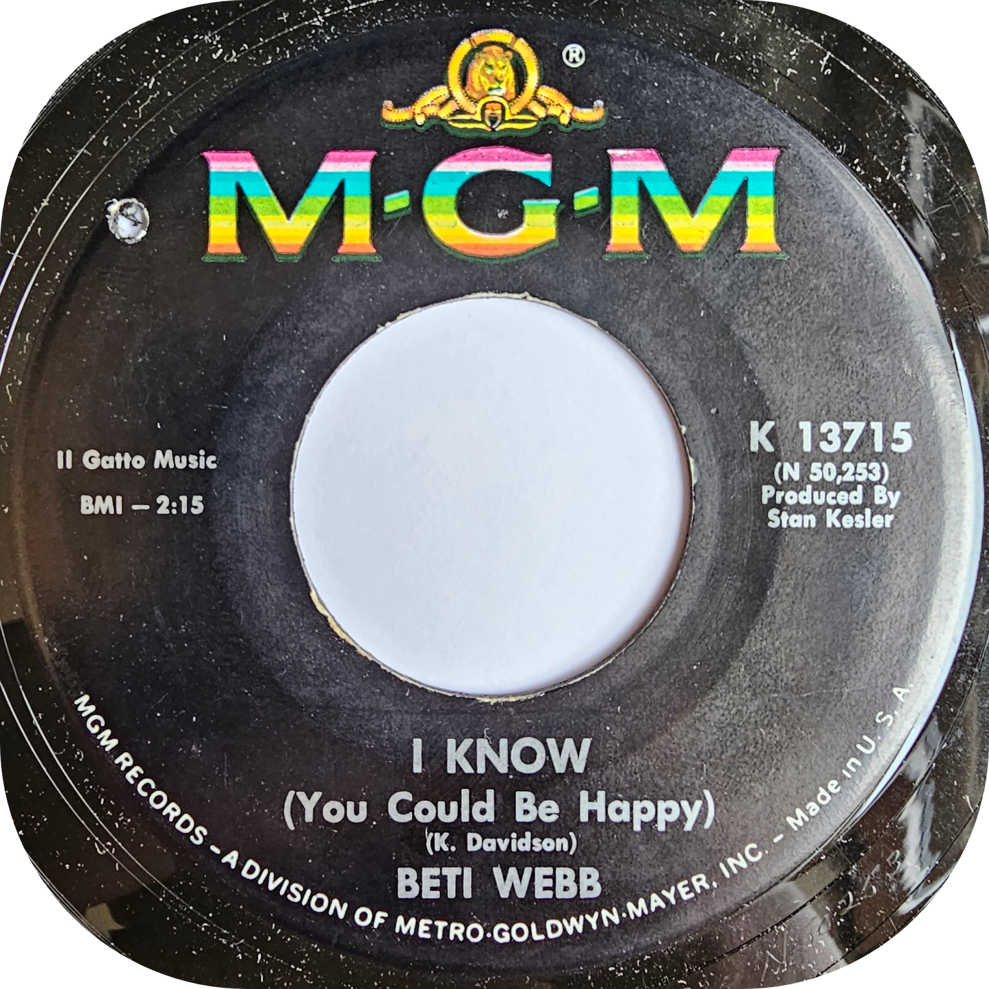 Beti Webb - I Know - MGM