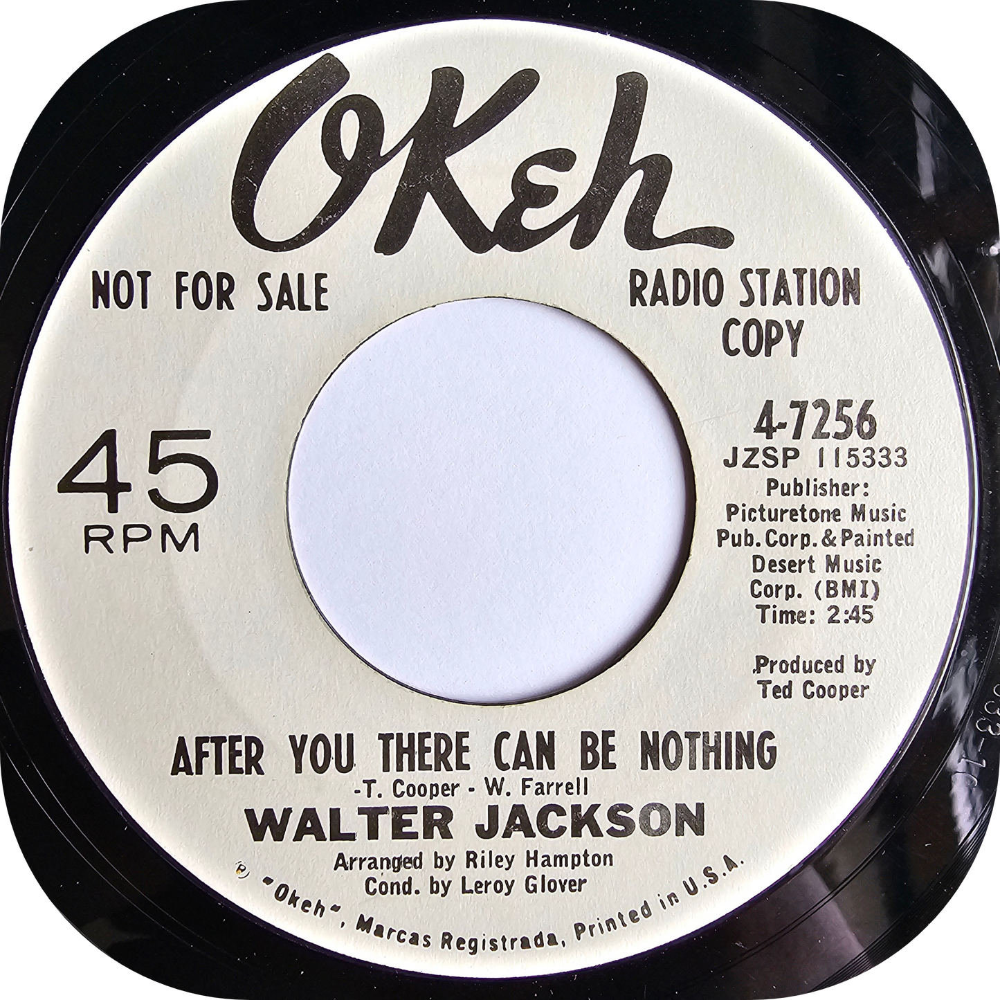 Walter Jackson - After You There Can Be Nothing - Okeh DEMO