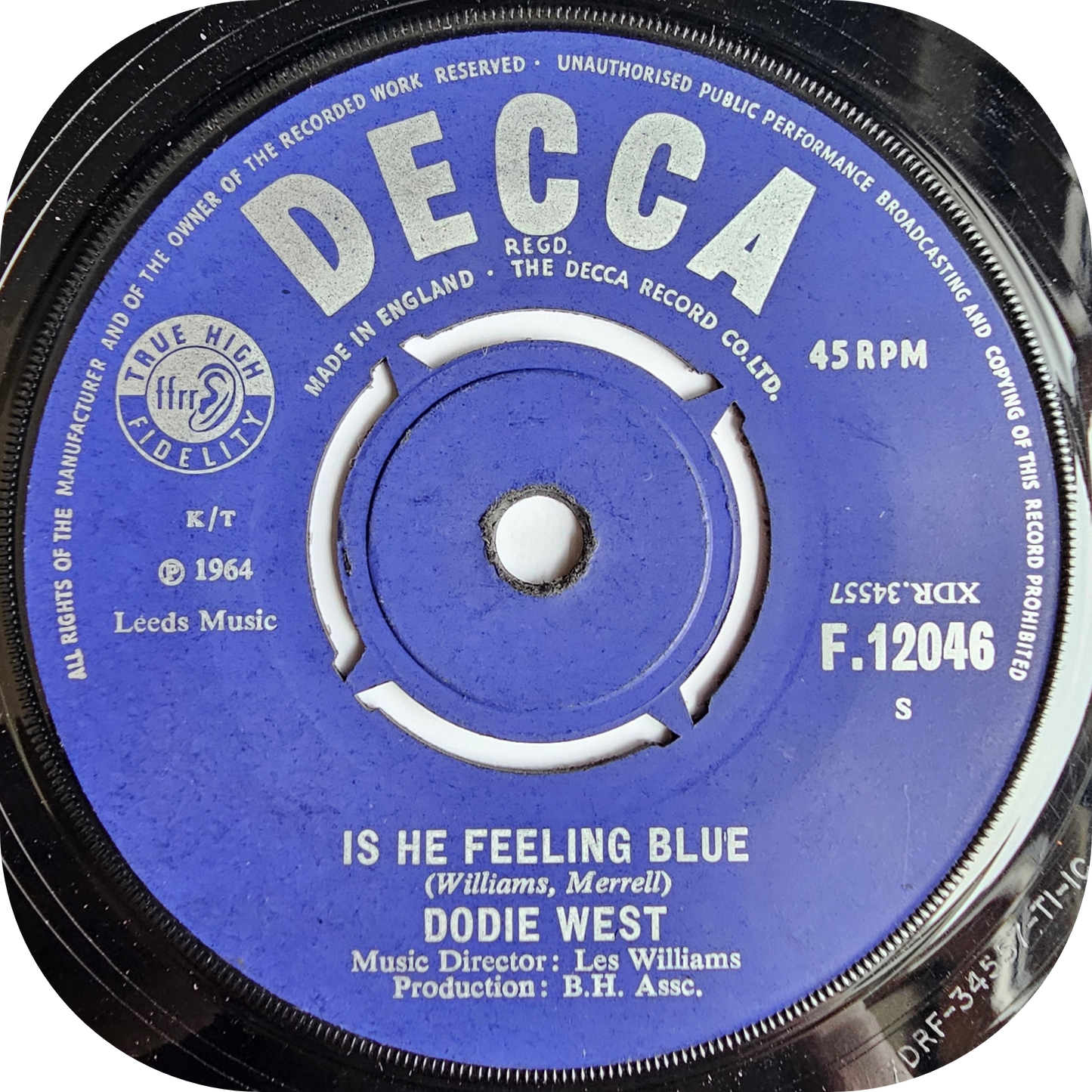 Dodie West - Goin' Out Of My Head - Decca